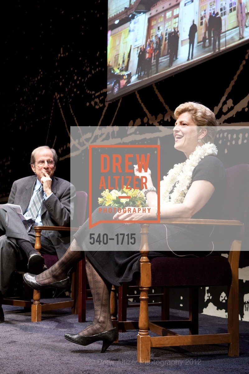 Michael Krasny, Carey Perloff, Photo #540-1715