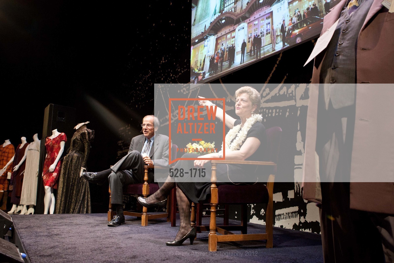 Michael Krasny, Carey Perloff, Photo #528-1715