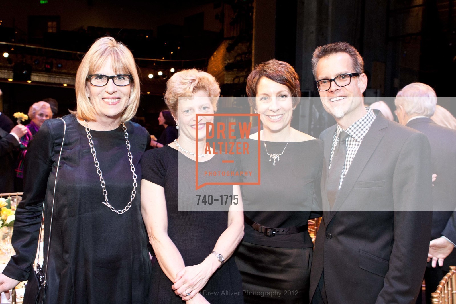 Ellen Richard, Carey Perloff, Patti Rueff, Rusty Rueff, AMERICAN CONSERVATORY THEATER: Producers Circle Dinner 2012, US, March 18th, 2012, Photo #740-1715 Ellen Richard, Carey Perloff, Patti Rueff, Rusty Rueff, Photo #740-1715