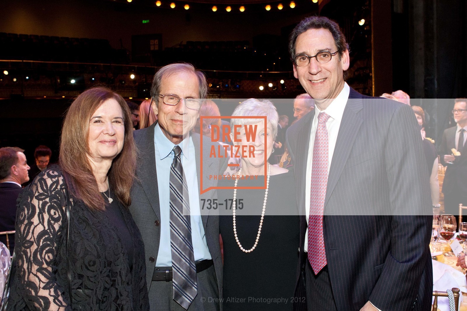 Leslie Krasny, Michael Krasny, Nancy Livingston, Fred Levin, AMERICAN CONSERVATORY THEATER: Producers Circle Dinner 2012, Multiple, November 17th, 2019, Photo #735-1715 Leslie Krasny, Michael Krasny, Nancy Livingston, Fred Levin, Photo #735-1715