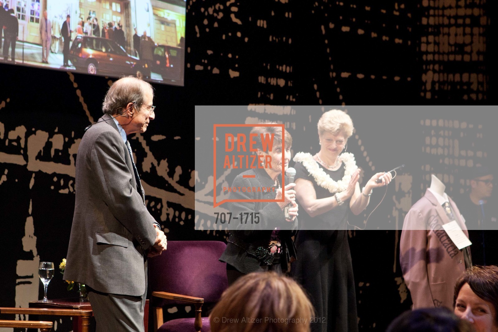 Michael Krasny, Frannie Fleishhacker, Carey Perloff, AMERICAN CONSERVATORY THEATER: Producers Circle Dinner 2012, US, March 18th, 2012, Photo #707-1715 Michael Krasny, Frannie Fleishhacker, Carey Perloff, Photo #707-1715