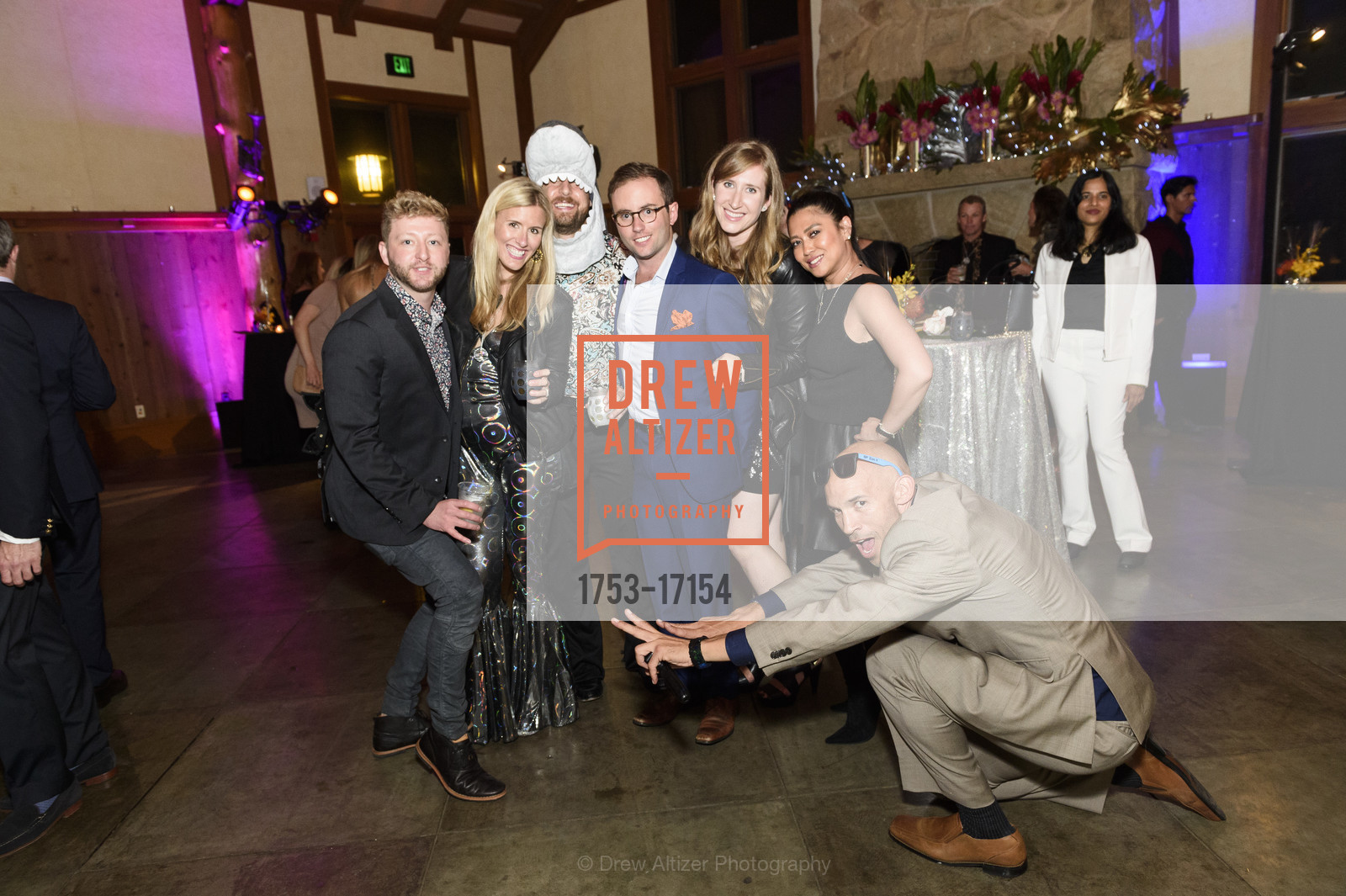 Mitchell Lathrop, Kelly Ryan, Eric Pancoska, Rich Lewetzow, Claudine Cameron, Pete Holmgren, San Francisco Zoo's Fur Ball 2018, The San Francisco Zoo. 1 Zoo Road 94132, Photo #1753-17154 Mitchell Lathrop, Kelly Ryan, Eric Pancoska, Rich Lewetzow, Claudine Cameron, Pete Holmgren, Photo #1753-17154