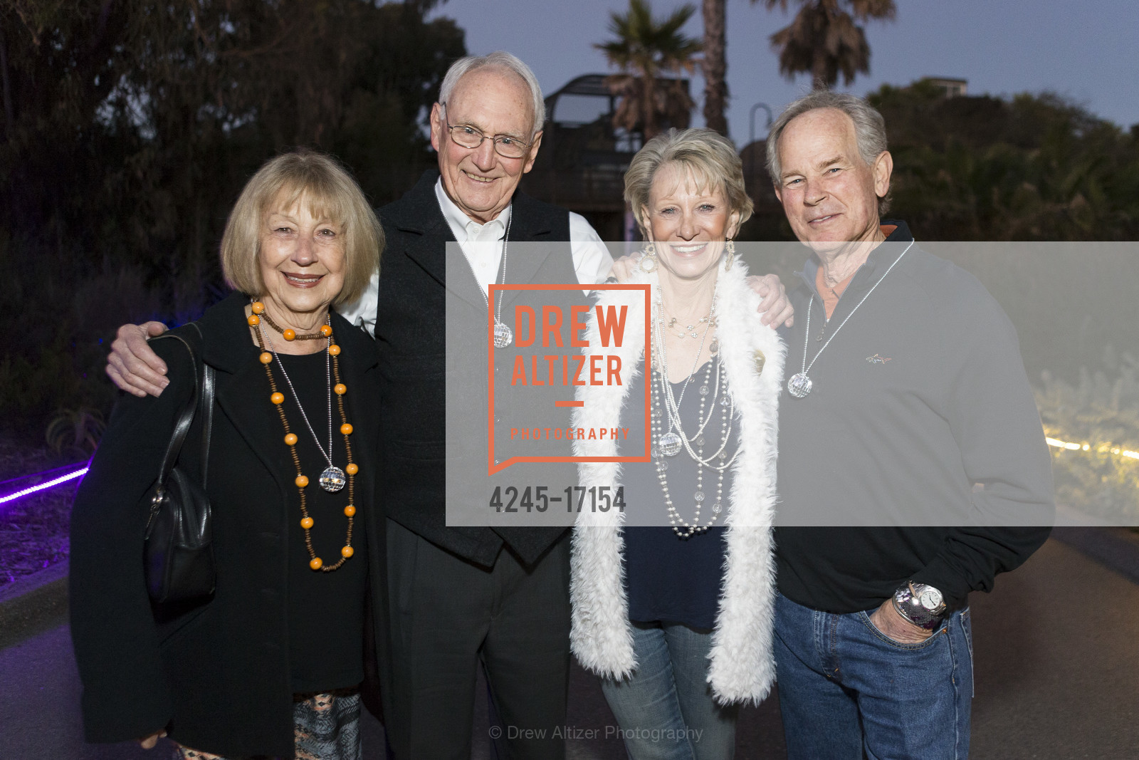 Sandra Morris, George Morris, Nancy Zinke, Geoff Zinke, San Francisco Zoo's Fur Ball 2018, The San Francisco Zoo. 1 Zoo Road 94132, Photo #4245-17154 Sandra Morris, George Morris, Nancy Zinke, Geoff Zinke, Photo #4245-17154