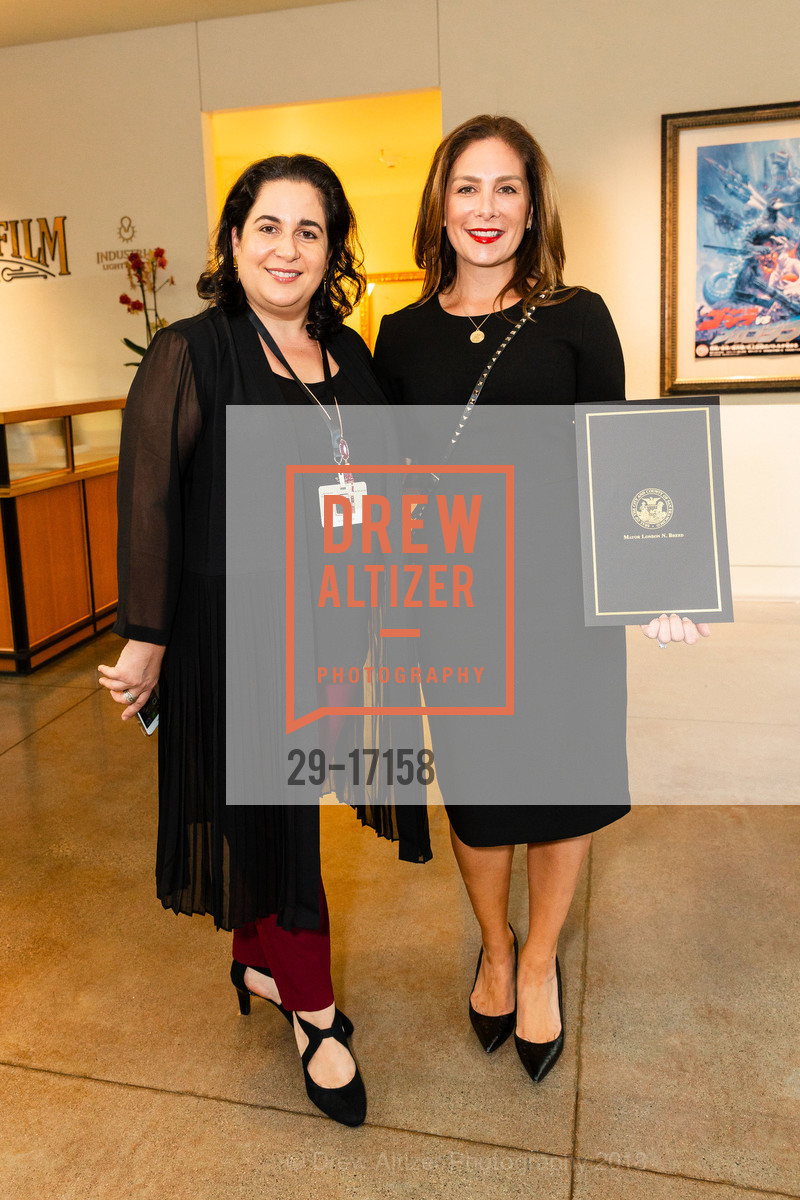 Maria Nicolacakis, Stefanie Roumeliotes, 15th Annual SF Greek Film Festival Opening Night, Premier Theatre at LucasFilm, Letterman Digital Arts Building. 1 Letterman Drive, October 12th, 2018, Photo #29-17158 Maria Nicolacakis, Stefanie Roumeliotes, Photo #29-17158