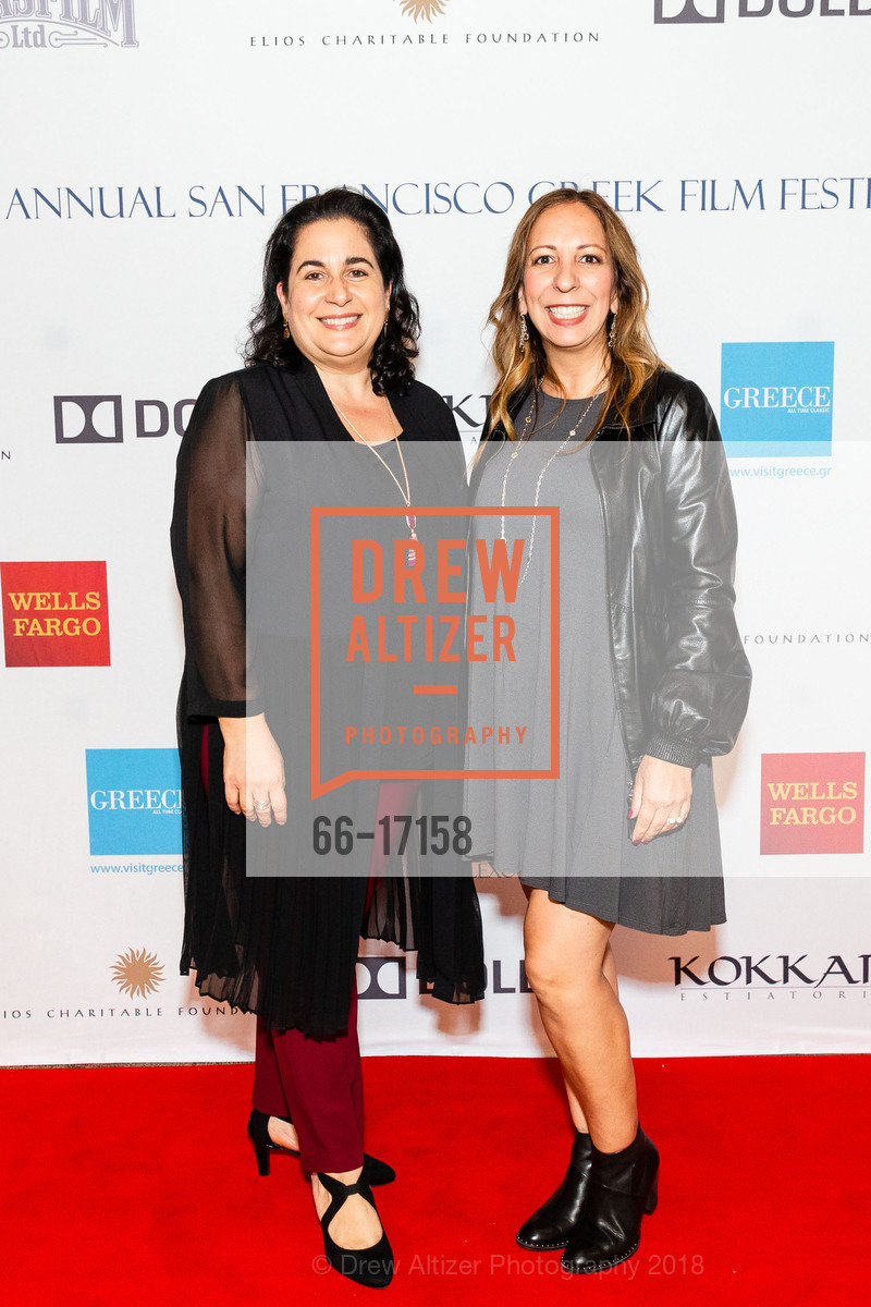Maria Nicolacakis, Joanna Aretakis, 15th Annual SF Greek Film Festival Opening Night, Premier Theatre at LucasFilm, Letterman Digital Arts Building. 1 Letterman Drive, October 12th, 2018, Photo #66-17158 Maria Nicolacakis, Joanna Aretakis, Photo #66-17158