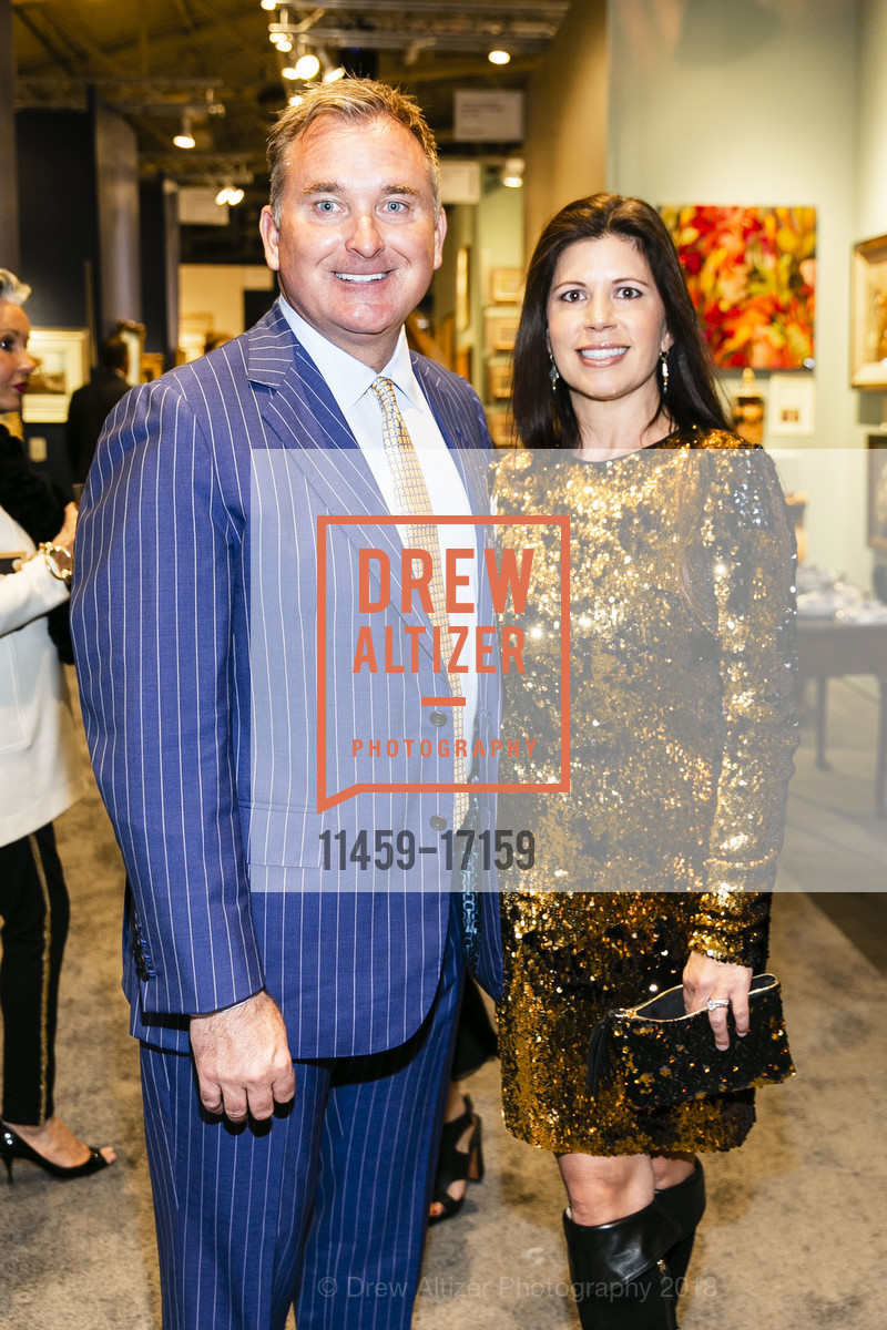 Dan McMurtrie, Kerry McMurtrie, The San Francisco Fall Art & Antiques Show Opening Nigh Preview Gala, Festival Pavilion, Fort Mason Center for Arts & Culture, October 10th, 2018, Photo #11459-17159 Dan McMurtrie, Kerry McMurtrie, Photo #11459-17159