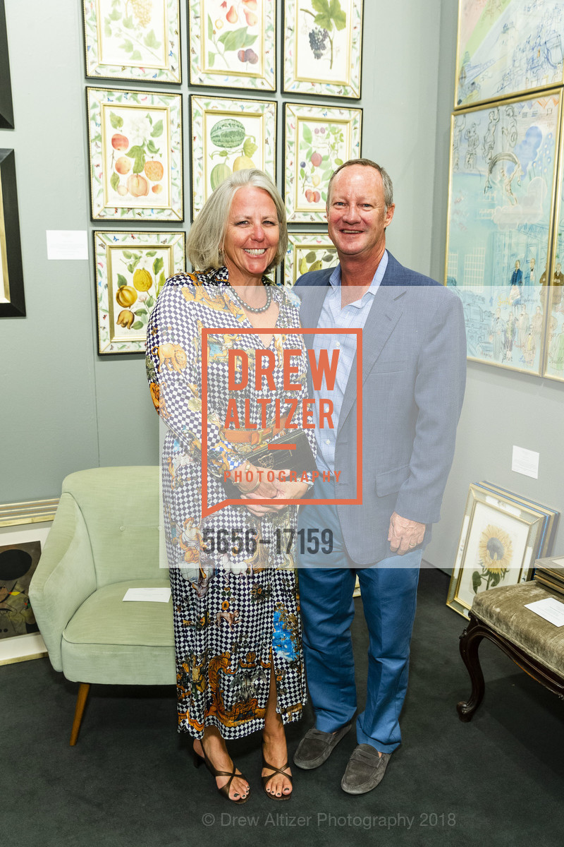 Jenny Wilson, Bruce Wilson, The San Francisco Fall Art & Antiques Show Opening Nigh Preview Gala, Festival Pavilion, Fort Mason Center for Arts & Culture, October 10th, 2018, Photo #5656-17159 Jenny Wilson, Bruce Wilson, Photo #5656-17159