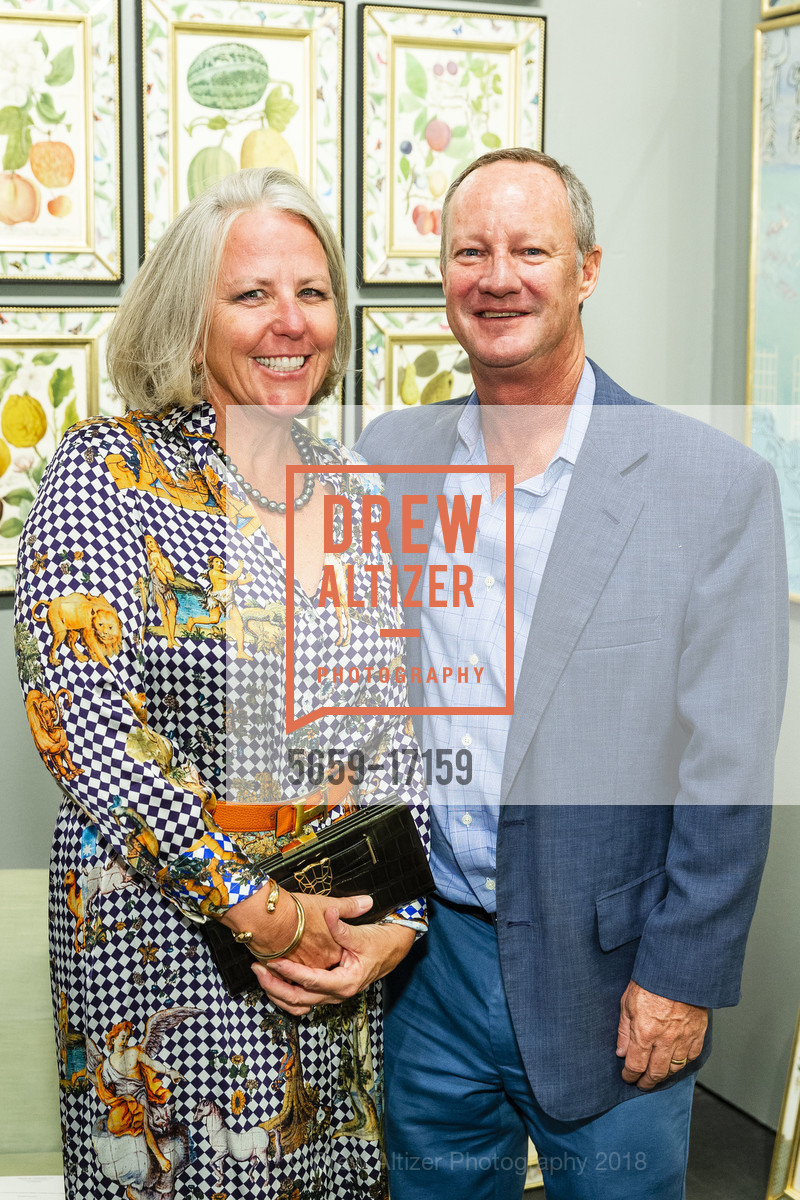 Jenny Wilson, Bruce Wilson, The San Francisco Fall Art & Antiques Show Opening Nigh Preview Gala, Festival Pavilion, Fort Mason Center for Arts & Culture, October 10th, 2018, Photo #5659-17159 Jenny Wilson, Bruce Wilson, Photo #5659-17159