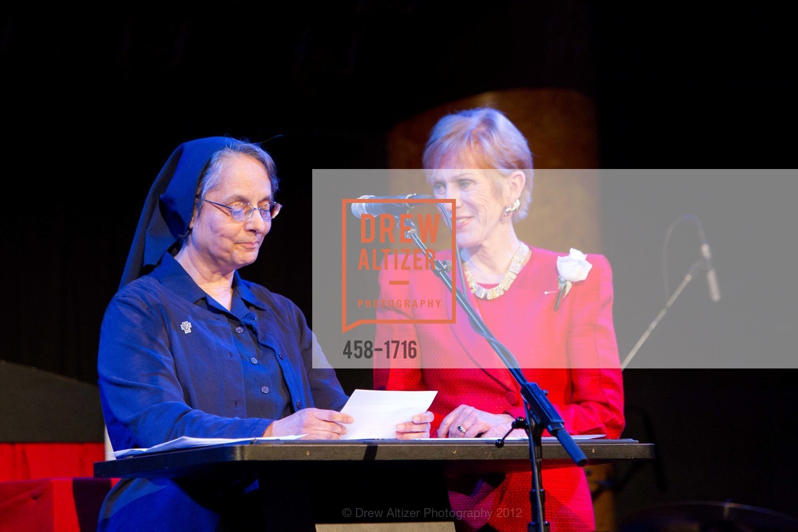 Sister Estela Morales, Brenda MacLean, EPIPHANY CENTER Presents the 15th Annual Benefit Party & Show: POPS WE HARDLY KNEW YA, US, March 22nd, 2012, Photo #458-1716 Sister Estela Morales, Brenda MacLean, Photo #458-1716