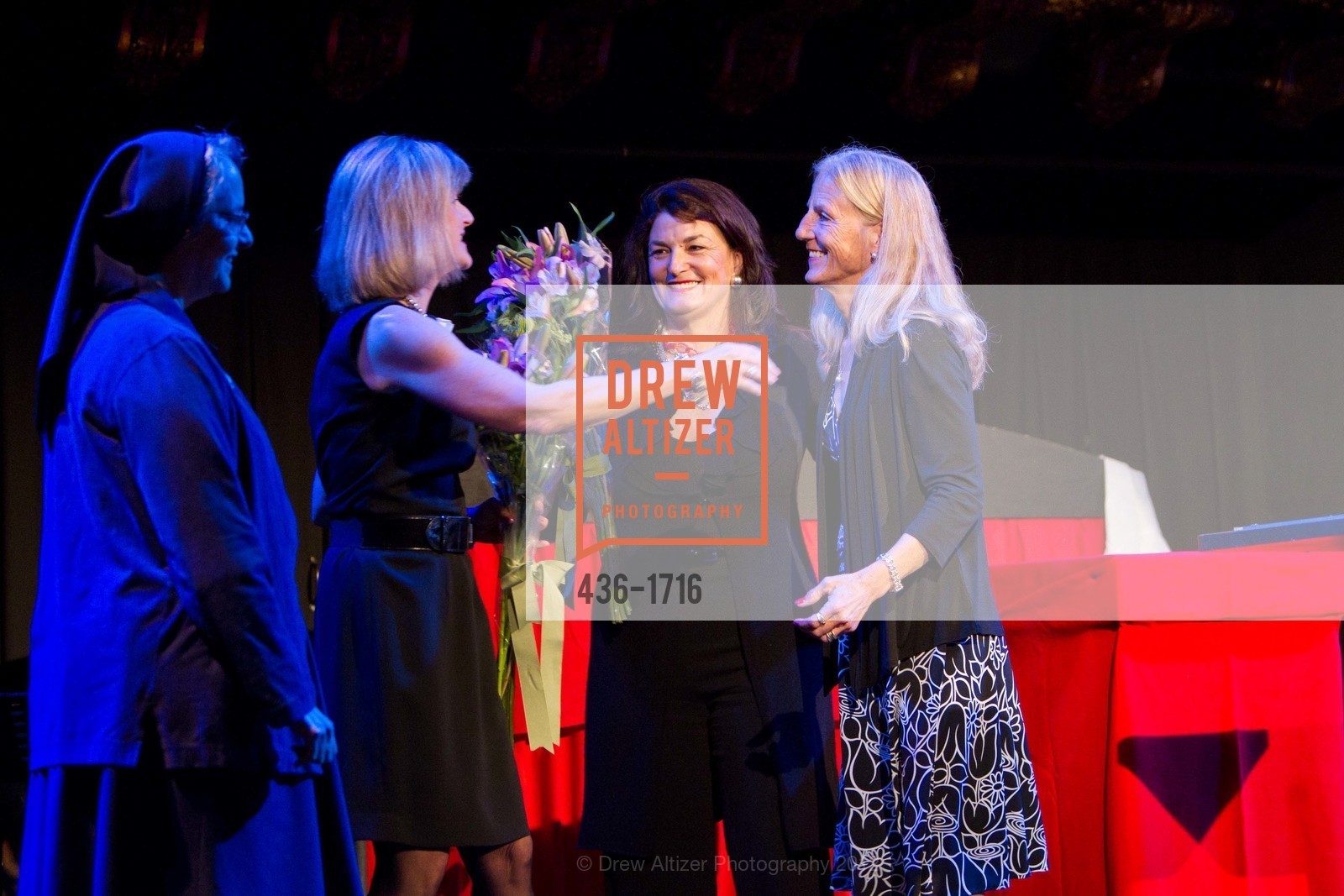 Sister Estela Morales, Marion McGovern, Sheila Kelly, Mary Keyes, EPIPHANY CENTER Presents the 15th Annual Benefit Party & Show: POPS WE HARDLY KNEW YA, US, March 22nd, 2012, Photo #436-1716 Sister Estela Morales, Marion McGovern, Sheila Kelly, Mary Keyes, Photo #436-1716
