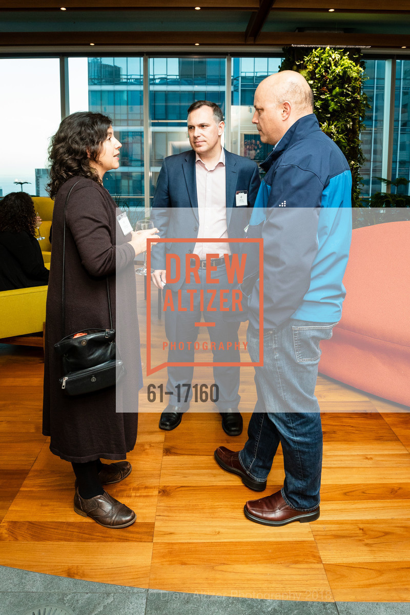 Rachel Brahinsky, Judson True, Jaime Rossi, Leo T. McCarthy Award Kick-Off, Salesforce East, 30th floor. 350 Mission Street San Francisco, CA 94105, October 10th, 2018, Photo #61-17160 Rachel Brahinsky, Judson True, Jaime Rossi, Photo #61-17160