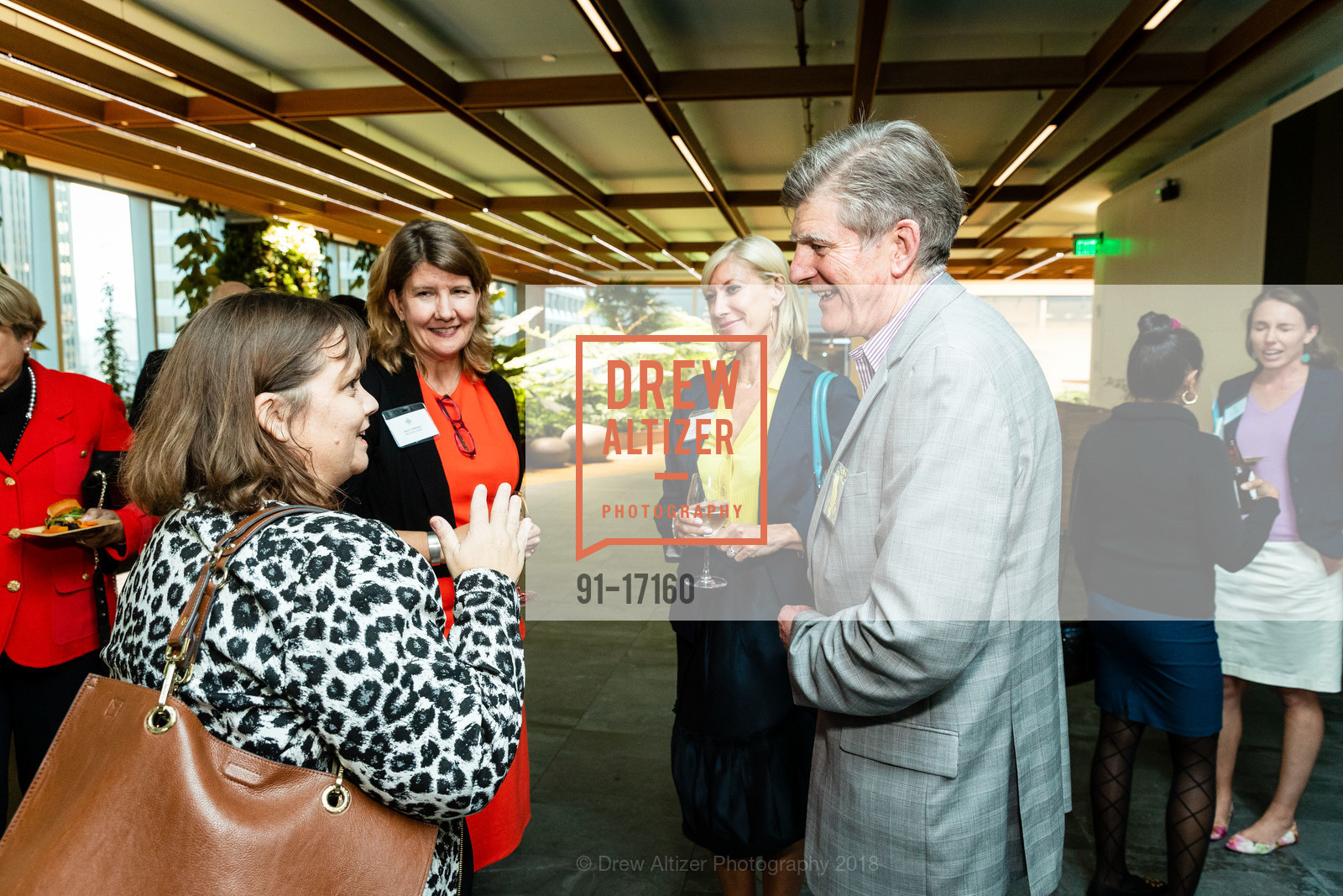 Suzie Sheedy, Karen Cotterman, Janet Reilly, Larry Simi, Leo T. McCarthy Award Kick-Off, Salesforce East, 30th floor. 350 Mission Street San Francisco, CA 94105, October 10th, 2018, Photo #91-17160 Suzie Sheedy, Karen Cotterman, Janet Reilly, Larry Simi, Photo #91-17160