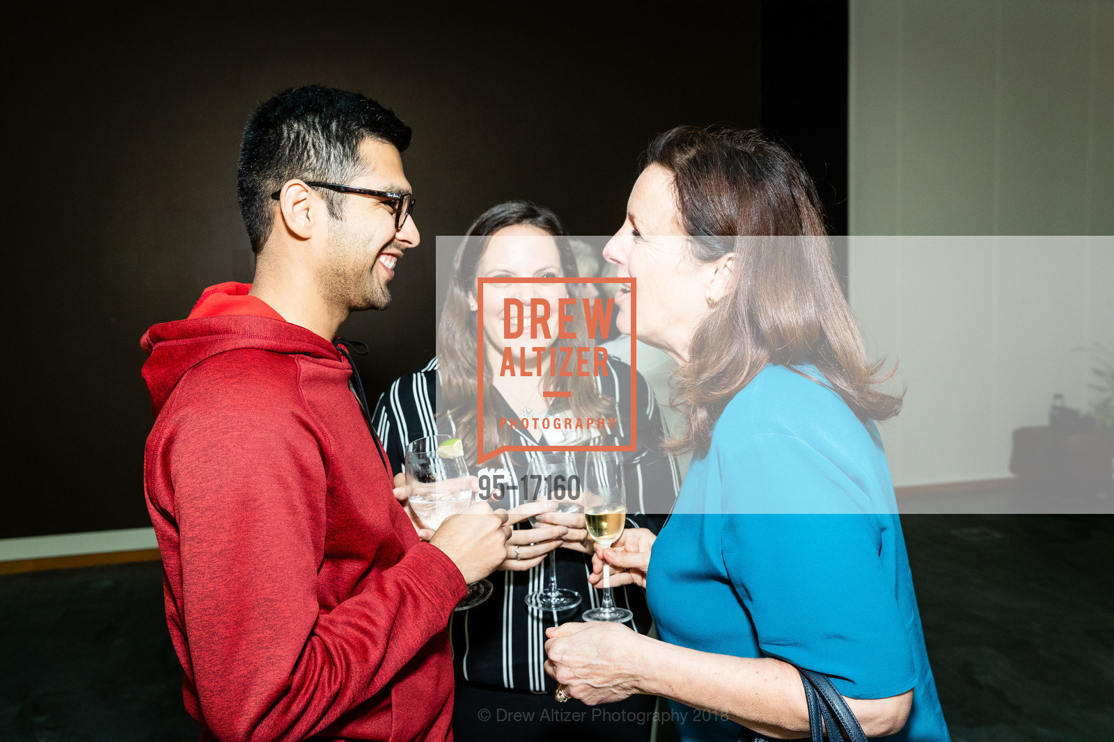 Alexandra Morgan, Mikhail Chainani, Karen Banks, Leo T. McCarthy Award Kick-Off, Salesforce East, 30th floor. 350 Mission Street San Francisco, CA 94105, October 10th, 2018, Photo #95-17160 Alexandra Morgan, Mikhail Chainani, Karen Banks, Photo #95-17160