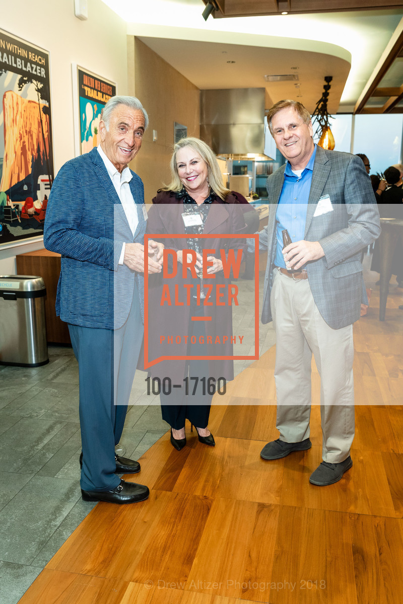 Art Agnos, Conna McCarthy, Peter Craigie, Leo T. McCarthy Award Kick-Off, Salesforce East, 30th floor. 350 Mission Street San Francisco, CA 94105, October 10th, 2018, Photo #100-17160 Art Agnos, Conna McCarthy, Peter Craigie, Photo #100-17160