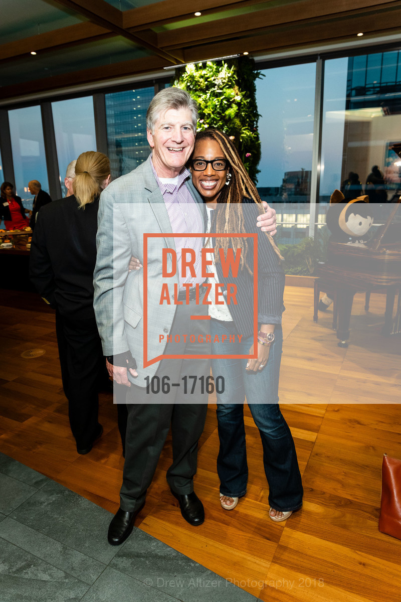 Larry Simi, Jamie Allison, Leo T. McCarthy Award Kick-Off, Salesforce East, 30th floor. 350 Mission Street San Francisco, CA 94105, October 10th, 2018, Photo #106-17160 Larry Simi, Jamie Allison, Photo #106-17160