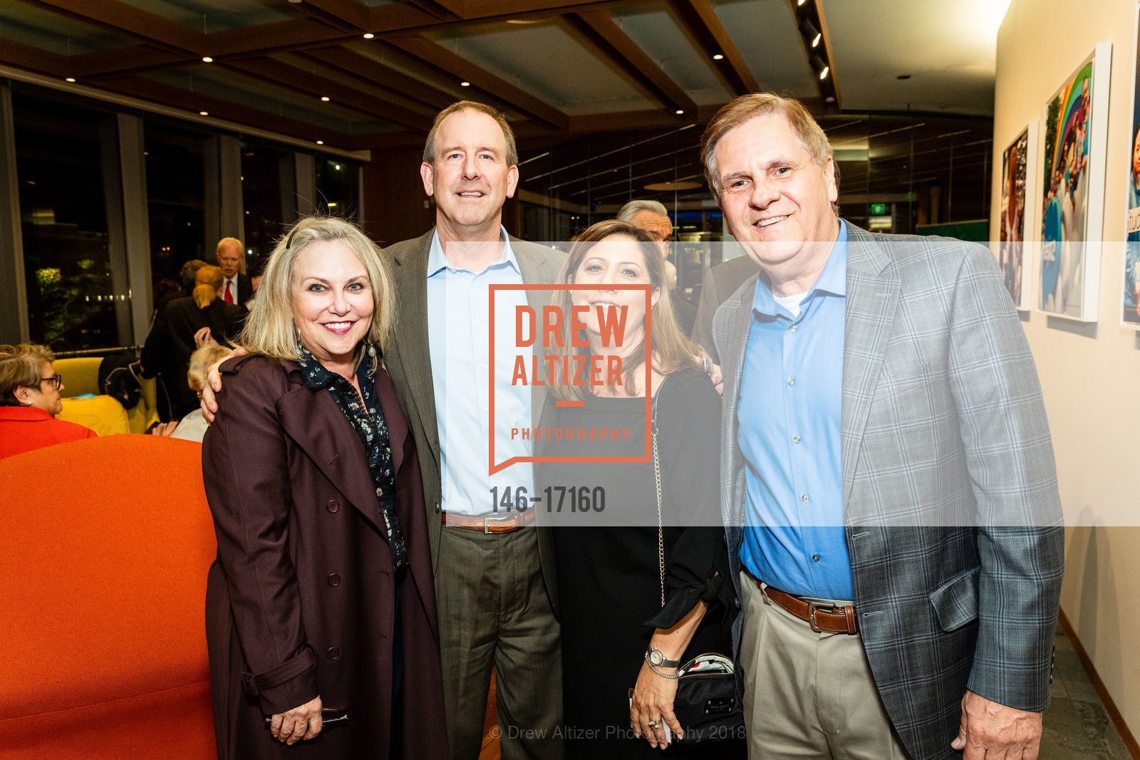Conna McCarthy, Joe Vollert, Yvonne McCarthy, Peter Craige, Leo T. McCarthy Award Kick-Off, Salesforce East, 30th floor. 350 Mission Street San Francisco, CA 94105, October 10th, 2018, Photo #146-17160 Conna McCarthy, Joe Vollert, Yvonne McCarthy, Peter Craige, Photo #146-17160