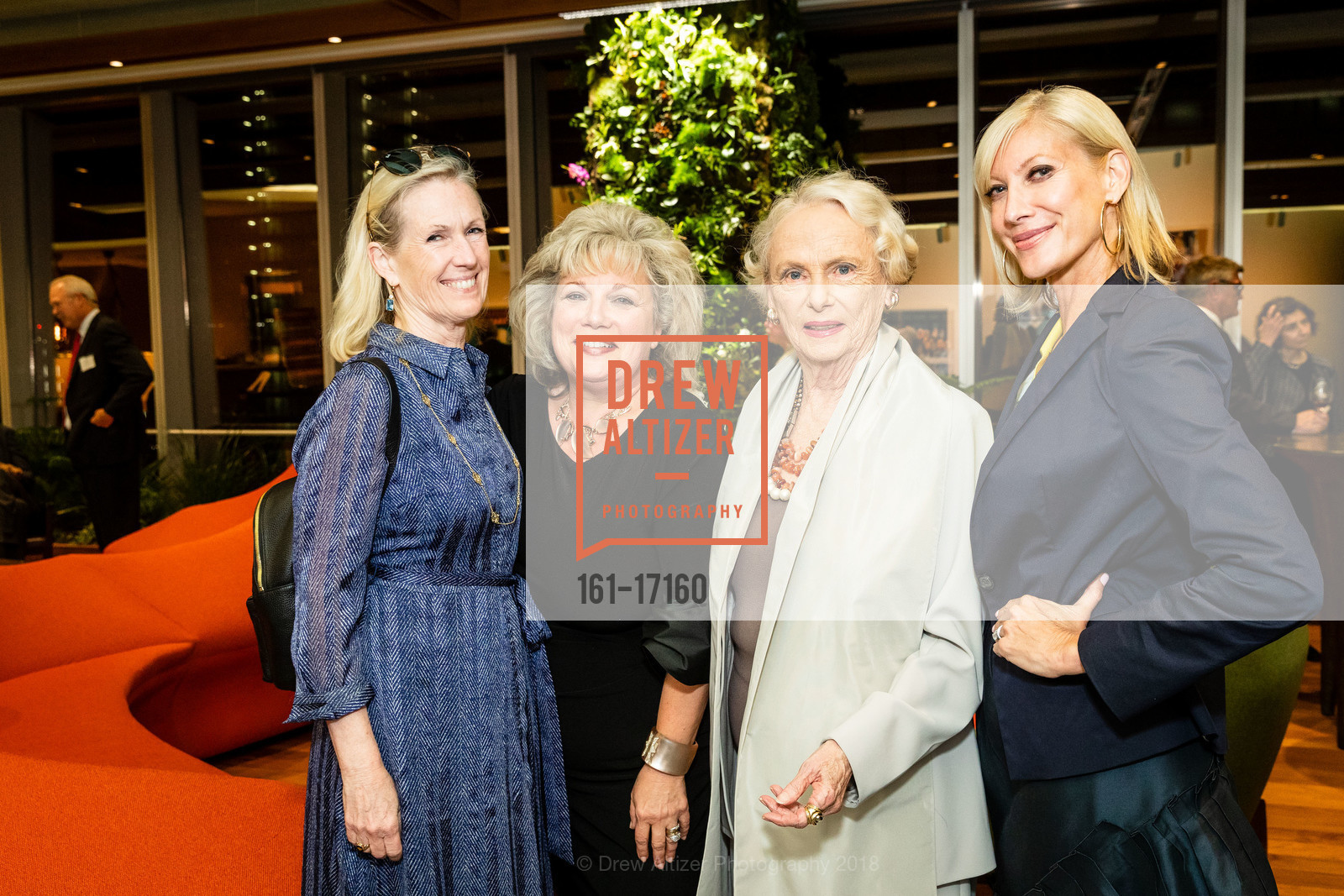 Melinda Lawlor Skrad, Sharon McCarthy Allen, Jacqueline McCarthy, Janet Reilly, Leo T. McCarthy Award Kick-Off, Salesforce East, 30th floor. 350 Mission Street San Francisco, CA 94105, October 10th, 2018, Photo #161-17160 Melinda Lawlor Skrad, Sharon McCarthy Allen, Jacqueline McCarthy, Janet Reilly, Photo #161-17160