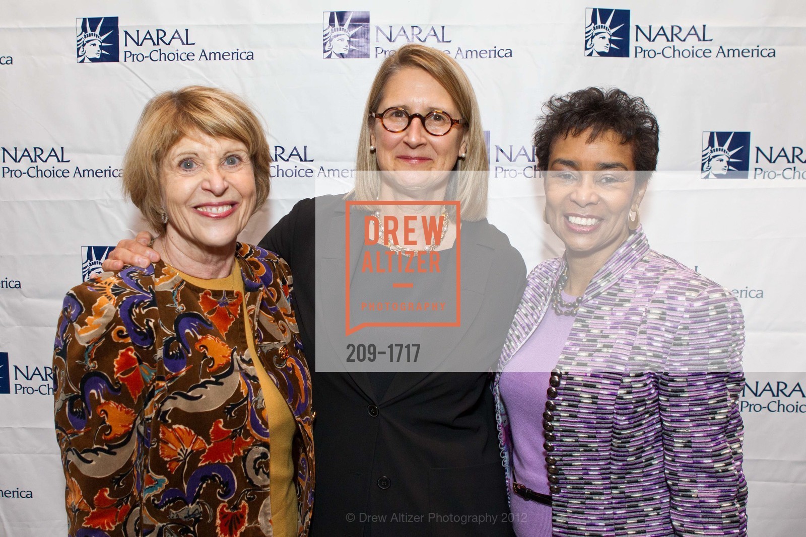 Dagmar Dolby, Priscilla Geeslin, Anette Harris, NARAL: San Francisco Power of Choice Luncheon, US, March 21st, 2012, Photo #209-1717 Dagmar Dolby, Priscilla Geeslin, Anette Harris, Photo #209-1717