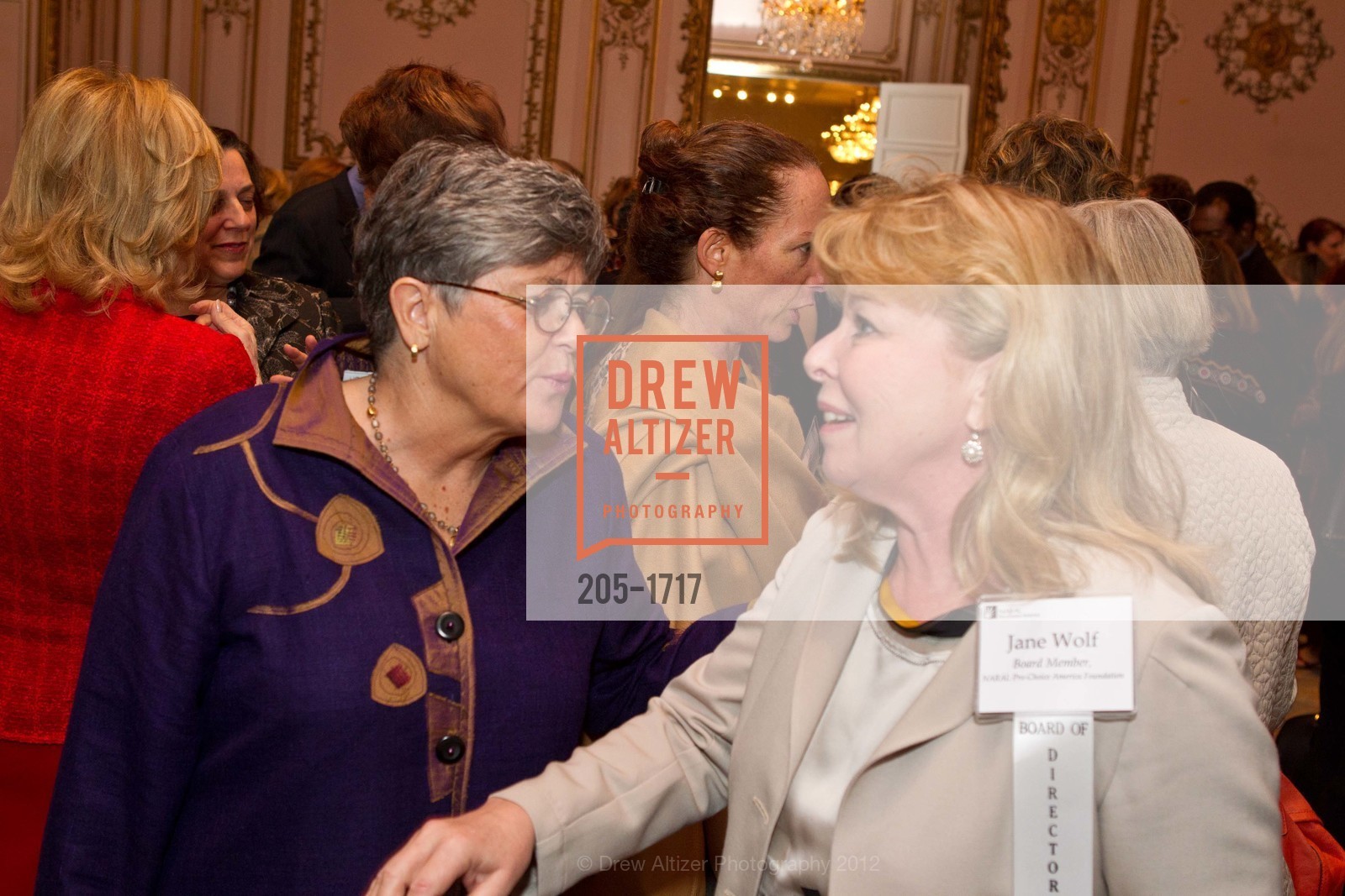 Anette Harris, Nancy Keenan, Jane Wolf, NARAL: San Francisco Power of Choice Luncheon, US, March 21st, 2012, Photo #205-1717 Anette Harris, Nancy Keenan, Jane Wolf, Photo #205-1717