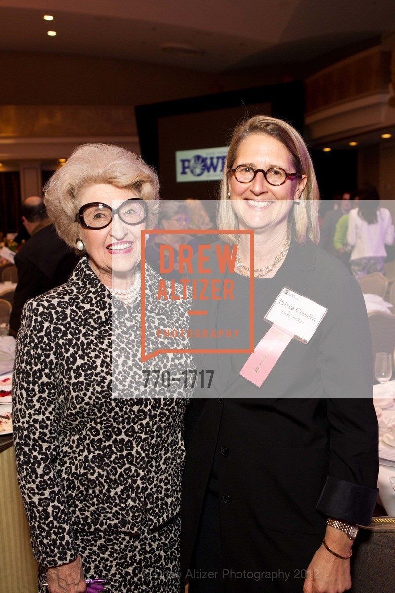 Genelle Relfe, Priscilla Geeslin, NARAL: San Francisco Power of Choice Luncheon, US, March 21st, 2012, Photo #770-1717 Genelle Relfe, Priscilla Geeslin, Photo #770-1717
