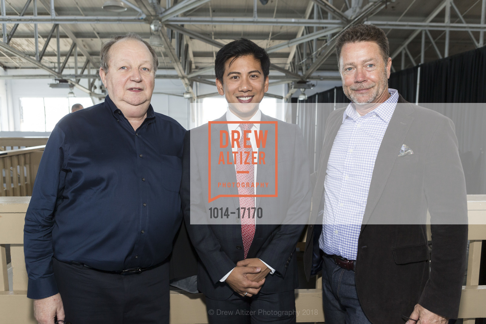 Philip Silva, Alexander Bie, Jeff Holt, ICAA Designer Saturday Lunch and Lecture Honoring Charlotte Moss, Fort Mason, Mezzanine, October 13th, 2018, Photo #1014-17170 Philip Silva, Alexander Bie, Jeff Holt, Photo #1014-17170