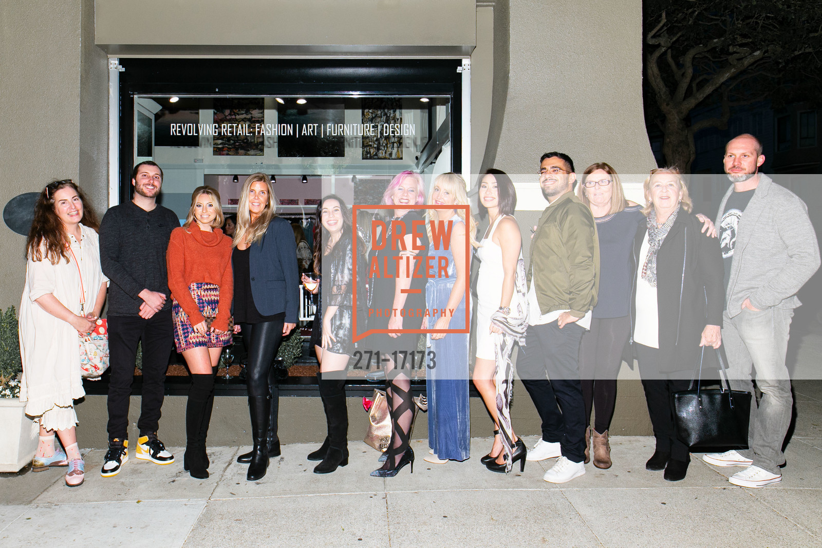Amy Denebeim, Daniel Sasson, Taylor Sims, Piper Gerrity, Cailin McCarry, Danielle Bourhis, Valerie Aliwarda, Leo Caseras, The Bar Code Store Opening, The Barcode Store. 3600 Sacramento street, October 11th, 2018, Photo #271-17173 Amy Denebeim, Daniel Sasson, Taylor Sims, Piper Gerrity, Cailin McCarry, Danielle Bourhis, Valerie Aliwarda, Leo Caseras, Photo #271-17173