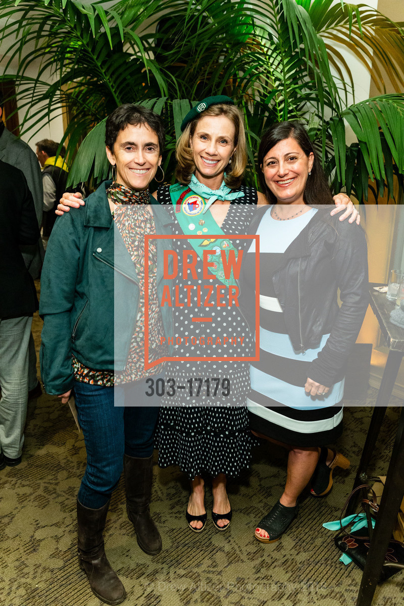 Marcy Glaser, Debra Nelson, Julie Schneider, Slide Ranch Silver Trowel Gala 2018, General's Residence. 1 Fort Mason, October 11th, 2018, Photo #303-17179 Marcy Glaser, Debra Nelson, Julie Schneider, Photo #303-17179