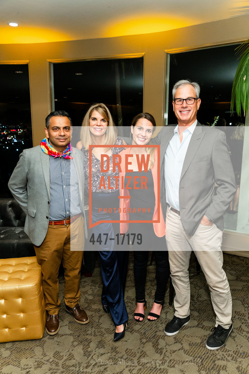 Ashwin Gulati, Ann Morrison, Molly Morrison, Chris Morrison, Slide Ranch Silver Trowel Gala 2018, General's Residence. 1 Fort Mason, October 11th, 2018, Photo #447-17179 Ashwin Gulati, Ann Morrison, Molly Morrison, Chris Morrison, Photo #447-17179