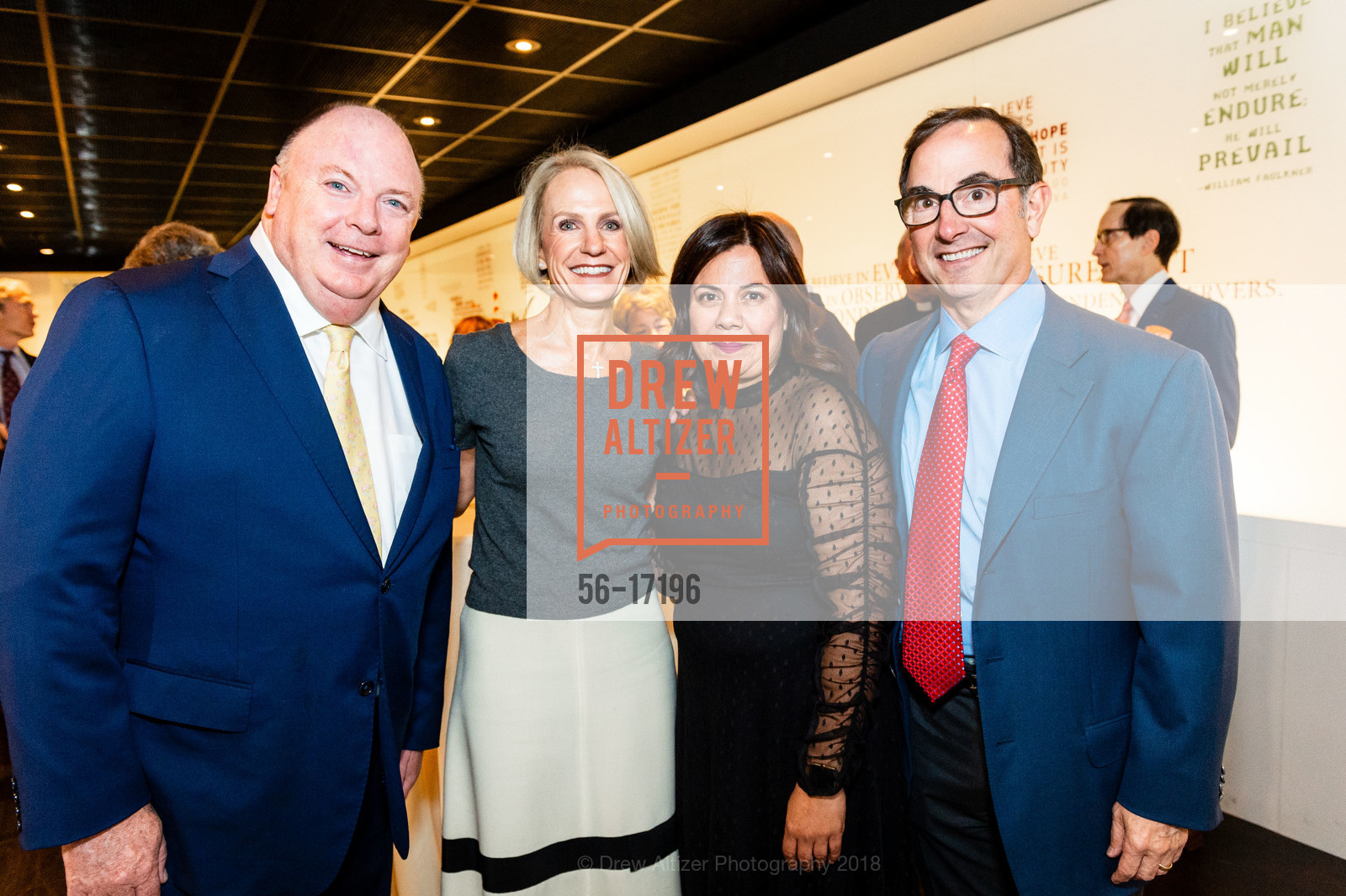 Kevin Ryan, Gerry Sangiacomo, Heather Morado, Jim Sangiacomo, Holy Family Day Gala's Light Up The Night 2018, The Julia Morgan Ballroom. 465 California St, October 18th, 2018, Photo #56-17196 Kevin Ryan, Gerry Sangiacomo, Heather Morado, Jim Sangiacomo, Photo #56-17196