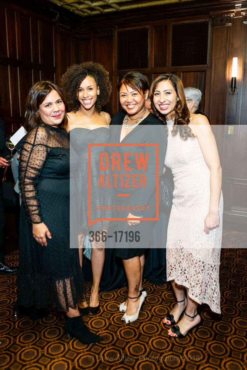 Heather Morado, Kim Meyers-Thum, Danielle Loughridge, Beiling Gonzales, Holy Family Day Gala's Light Up The Night 2018, The Julia Morgan Ballroom. 465 California St, October 18th, 2018, Photo #366-17196 Heather Morado, Kim Meyers-Thum, Danielle Loughridge, Beiling Gonzales, Photo #366-17196