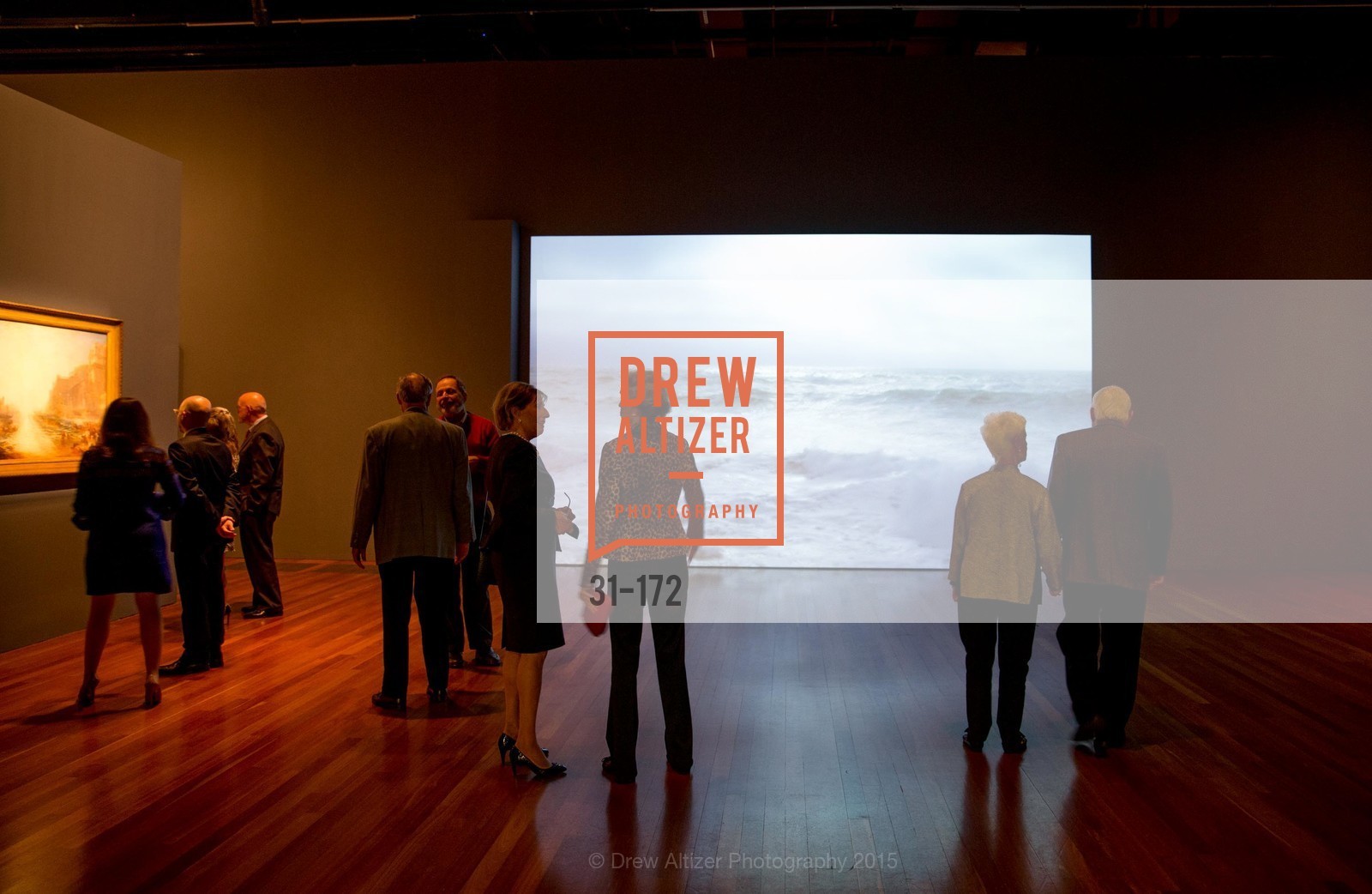 Atmosphere, J.M.W. Turner: Painting Set Free opening reception, de Young Museum, June 17th, 2015,Drew Altizer, Drew Altizer Photography, full-service agency, private events, San Francisco photographer, photographer california