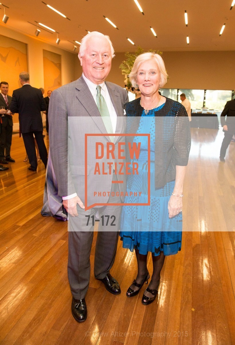 Dick Otter, Judy Wilbur, Gucci & Vogue Dinner, de Young Museum. de Young Museum, June 18th, 2015, Photo #71-172 Dick Otter, Judy Wilbur, Photo #71-172