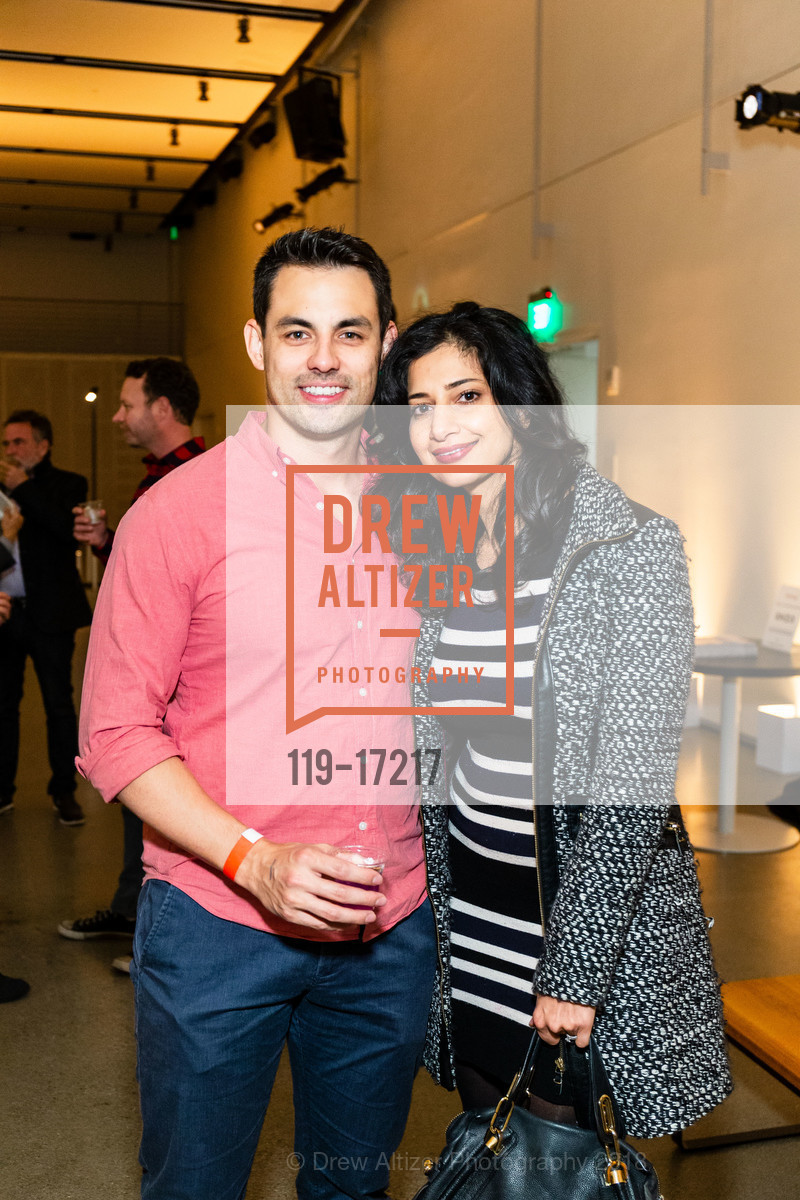 Tyler Swanger, Tavin Ghillon, SF Magazine's Outer Plates at NightLife, California Academy of Sciences, October 18th, 2018, Photo #119-17217 Tyler Swanger, Tavin Ghillon, Photo #119-17217