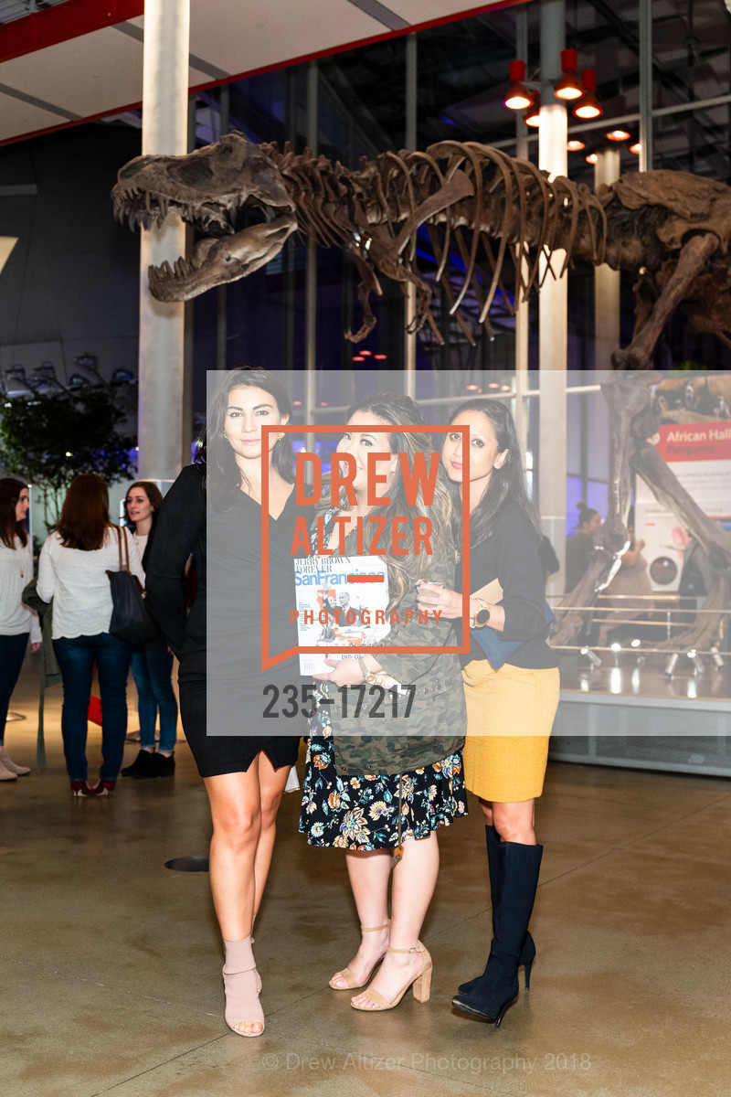 Regina Pacheco, Lauren, Nadia, SF Magazine's Outer Plates at NightLife, California Academy of Sciences, October 18th, 2018, Photo #235-17217 Regina Pacheco, Lauren, Nadia, Photo #235-17217