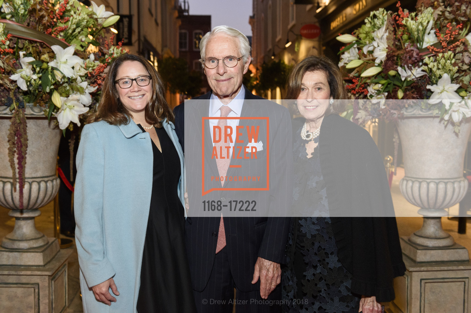Susan Marazza, Peter Hall, Alice Wiley Hall, Villa Taverna's 60th Anniversary Celebration, Villa Taverna. 27 Hotaling Street, October 20th, 2018, Photo #1168-17222 Susan Marazza, Peter Hall, Alice Wiley Hall, Photo #1168-17222