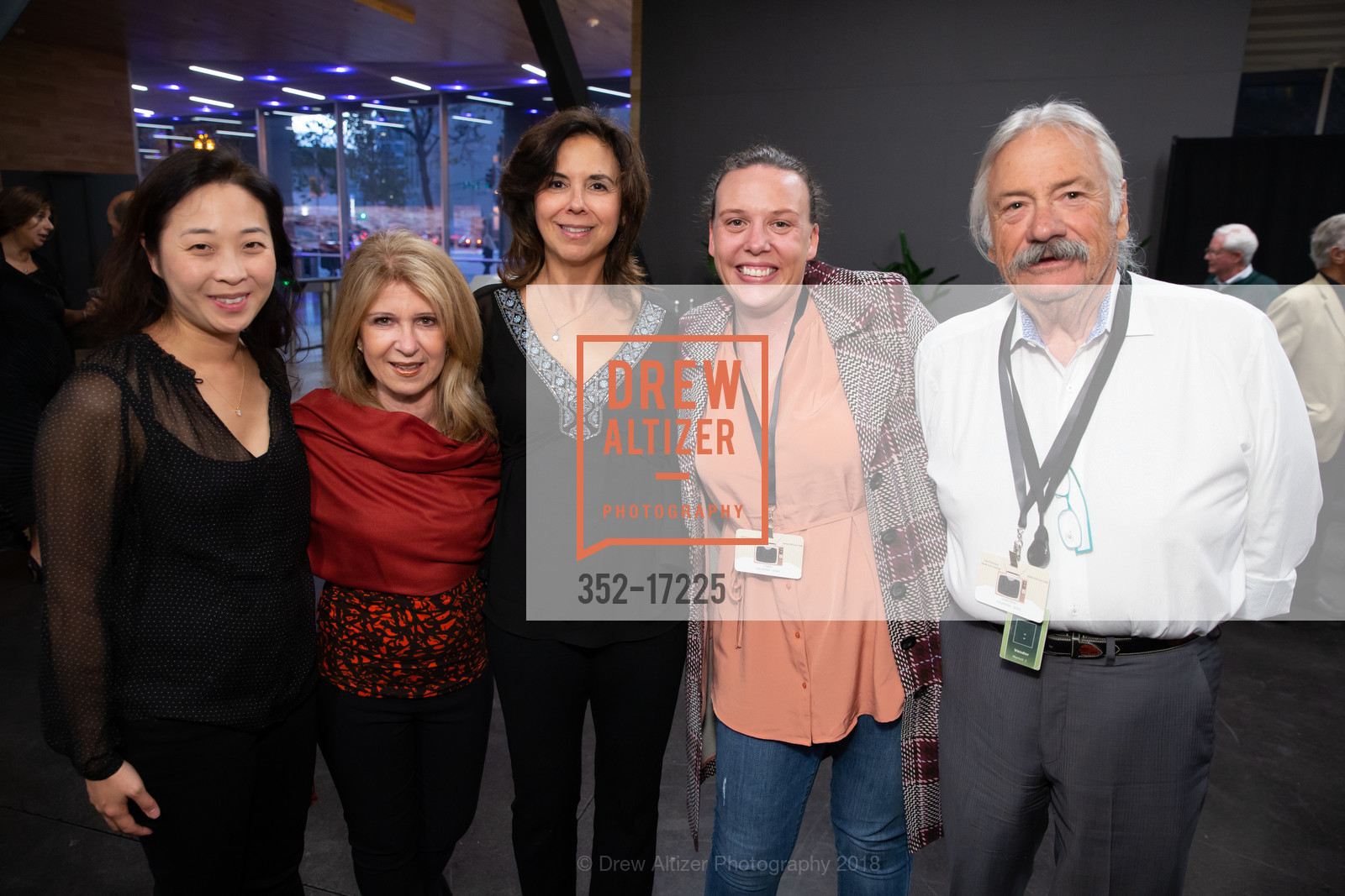 Jeannie Kim, Marguerit Pasidis, Irene Chapralis, Dimitrius, Lindsay Skouras, 15th Annual San Francisco Greek Film Festival Closing Night, Dolby Cinema. 1275 Market Street, October 20th, 2018, Photo #352-17225 Jeannie Kim, Marguerit Pasidis, Irene Chapralis, Dimitrius, Lindsay Skouras, Photo #352-17225