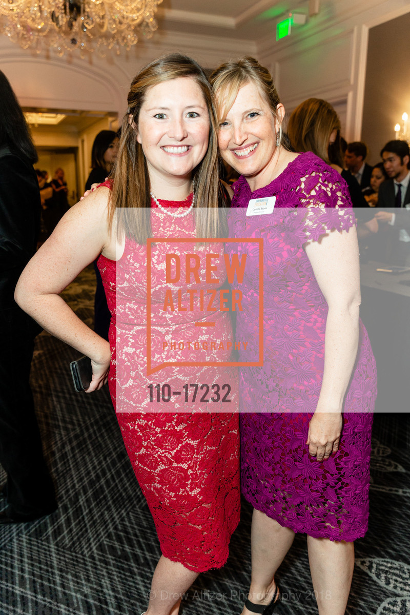 Katie Gillespie, Camille Stone, San Francisco Education Fund Gala 2018, Ritz Hotel, October 23rd, 2018, Photo #110-17232 Katie Gillespie, Camille Stone, Photo #110-17232