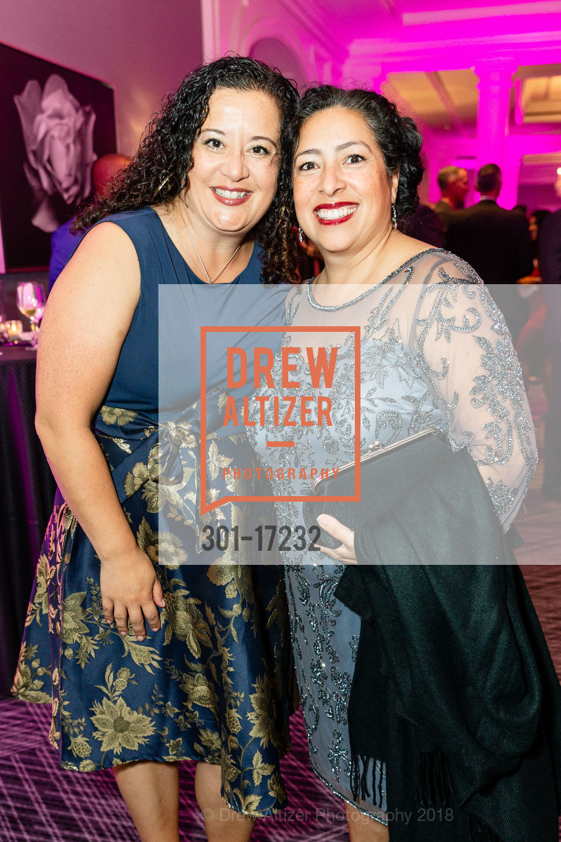 Gina Patterson, Silvia Cordero, San Francisco Education Fund Gala 2018, Ritz Hotel, October 23rd, 2018, Photo #301-17232 Gina Patterson, Silvia Cordero, Photo #301-17232