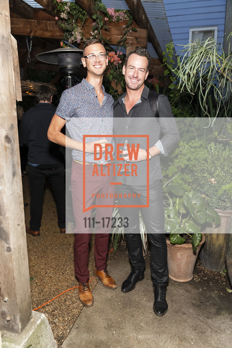 Nick Domitrovich, Jarrod Baumann, An Adventure Life by Tom Stringer Book signing & Conversation w/ Eric Petsinger Moderated by Heidi Gerpheide 2018, Zeterre Landscape Architecture. 1171 Folsom St, Photo #111-17233 Nick Domitrovich, Jarrod Baumann, Photo #111-17233