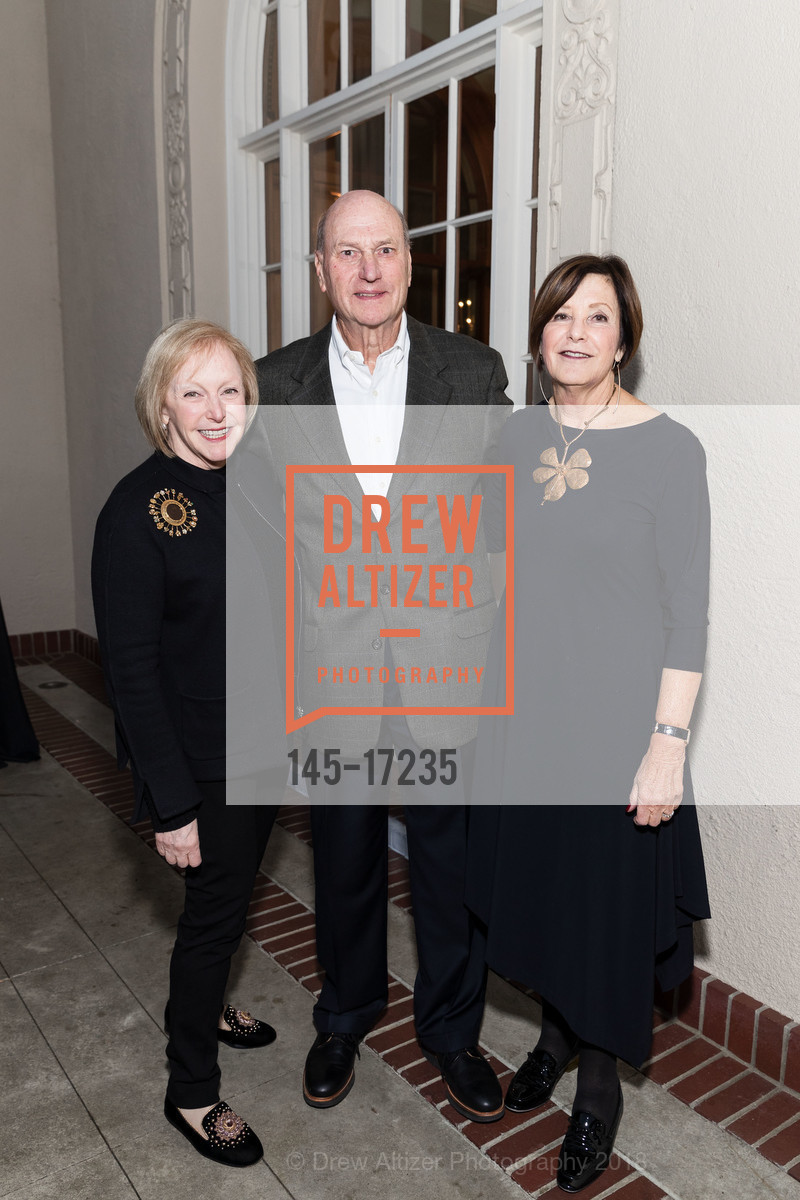 Laurie Vogel, Warren Kaplan, Judy Kaplan, Bruce Munro at Montalvo: Stories in Light VIP Preview Reception, Montalvo Arts Center. 15400 Montalvo Road, October 25th, 2018, Photo #145-17235 Laurie Vogel, Warren Kaplan, Judy Kaplan, Photo #145-17235