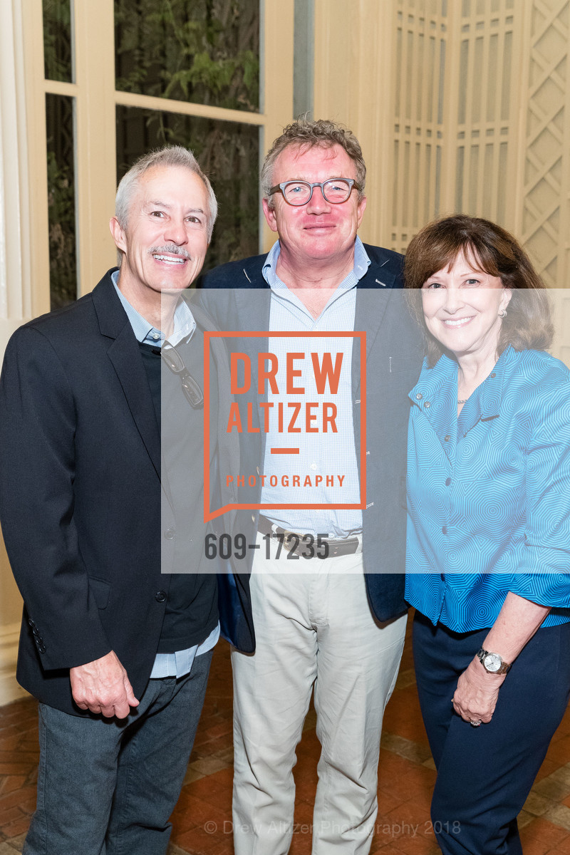 Mark Santora, Bruce Munro, Kathleen Santora, Bruce Munro at Montalvo: Stories in Light VIP Preview Reception, Montalvo Arts Center. 15400 Montalvo Road, October 25th, 2018, Photo #609-17235 Mark Santora, Bruce Munro, Kathleen Santora, Photo #609-17235