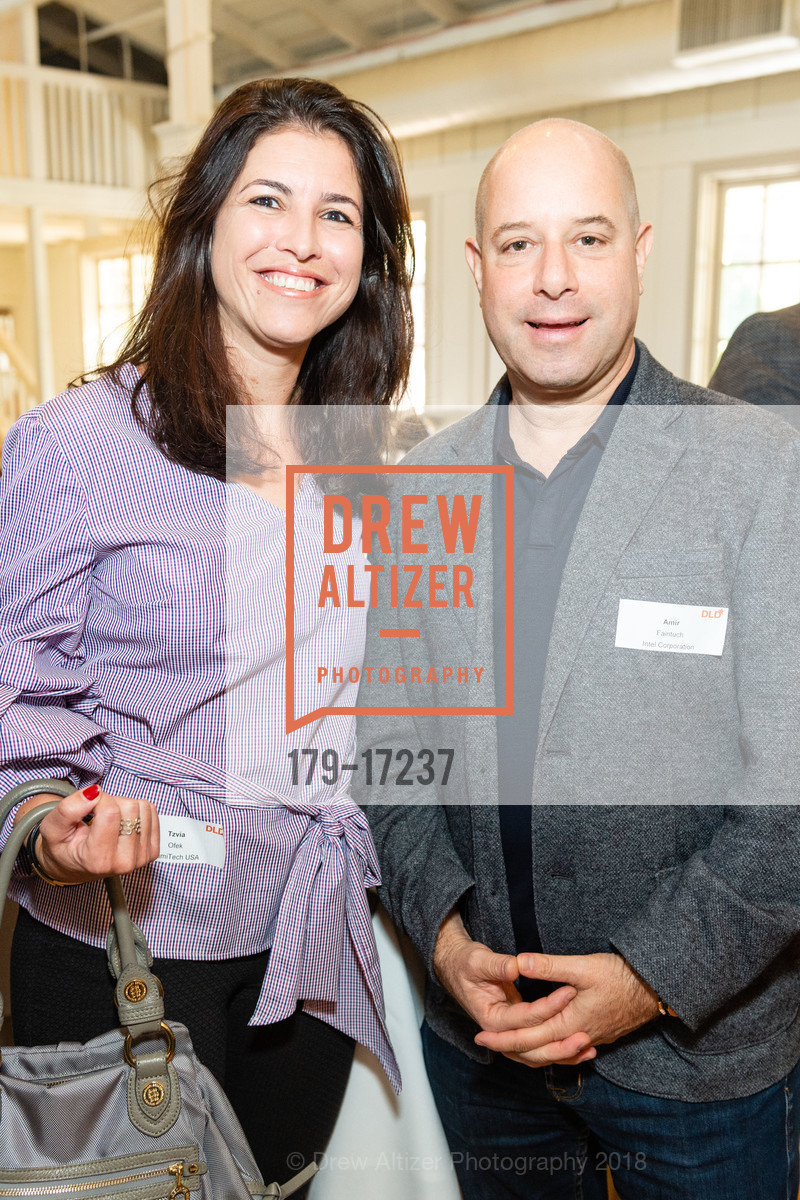 Tzvia Ofek, Amir Faintuch, DLD Lunch Palo Alto 2018, MacArthur Park. 27 University Ave, October 24th, 2018, Photo #179-17237 Tzvia Ofek, Amir Faintuch, Photo #179-17237