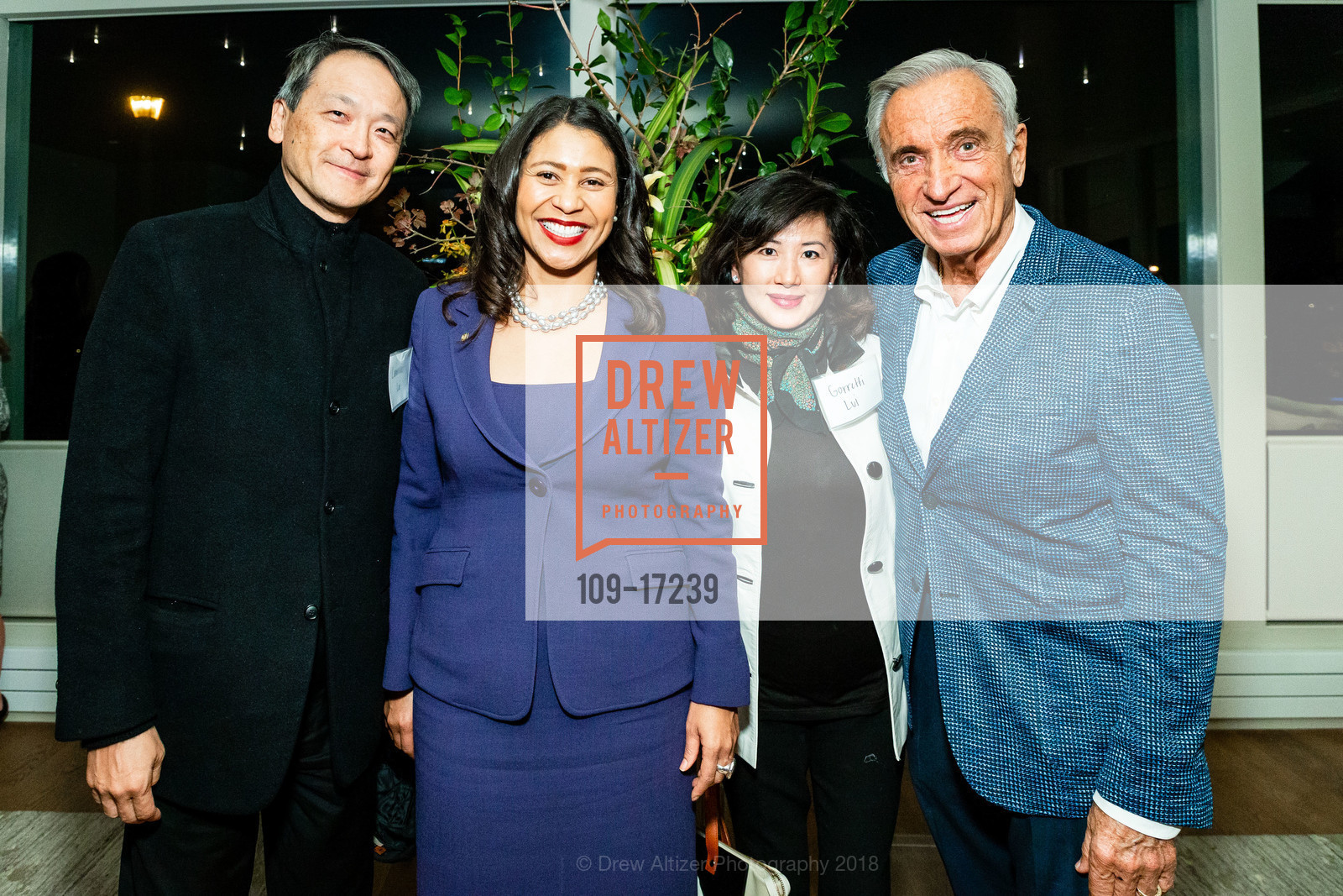 Lawrence Lui, London Breed, Gorretti Lui, Art Agnos, Yes on Prop A - Sea Wall hosted by Makras Real Estate 2018, Private Residence, October 24th, 2018, Photo #109-17239 Lawrence Lui, London Breed, Gorretti Lui, Art Agnos, Photo #109-17239