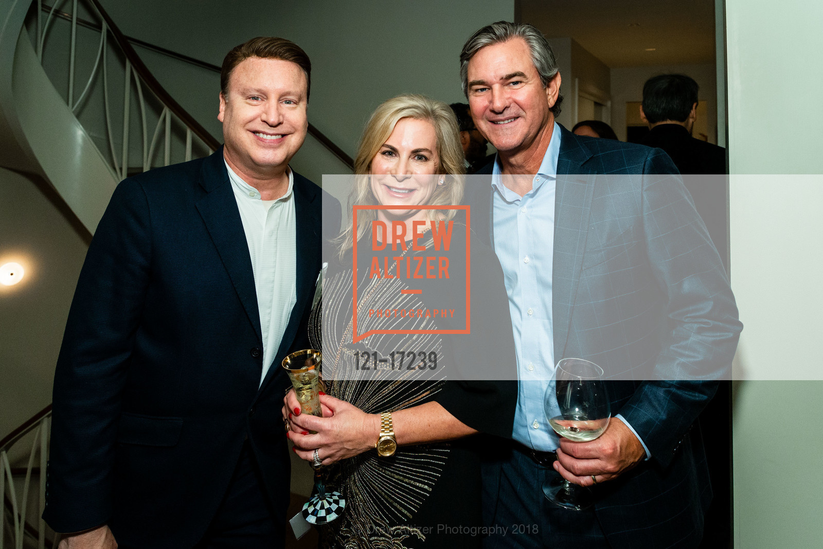Doug Waggener, Kimberley Hutchinson, Mark Hutchinson, Yes on Prop A - Sea Wall hosted by Makras Real Estate 2018, Private Residence, October 24th, 2018, Photo #121-17239 Doug Waggener, Kimberley Hutchinson, Mark Hutchinson, Photo #121-17239