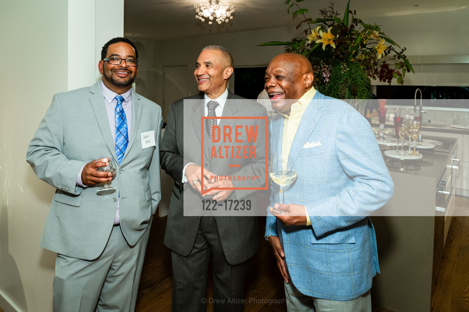 Carlos Reed, Harlan Kelly, Willie Brown, Yes on Prop A - Sea Wall hosted by Makras Real Estate 2018, Private Residence, Photo #122-17239 Carlos Reed, Harlan Kelly, Willie Brown, Photo #122-17239