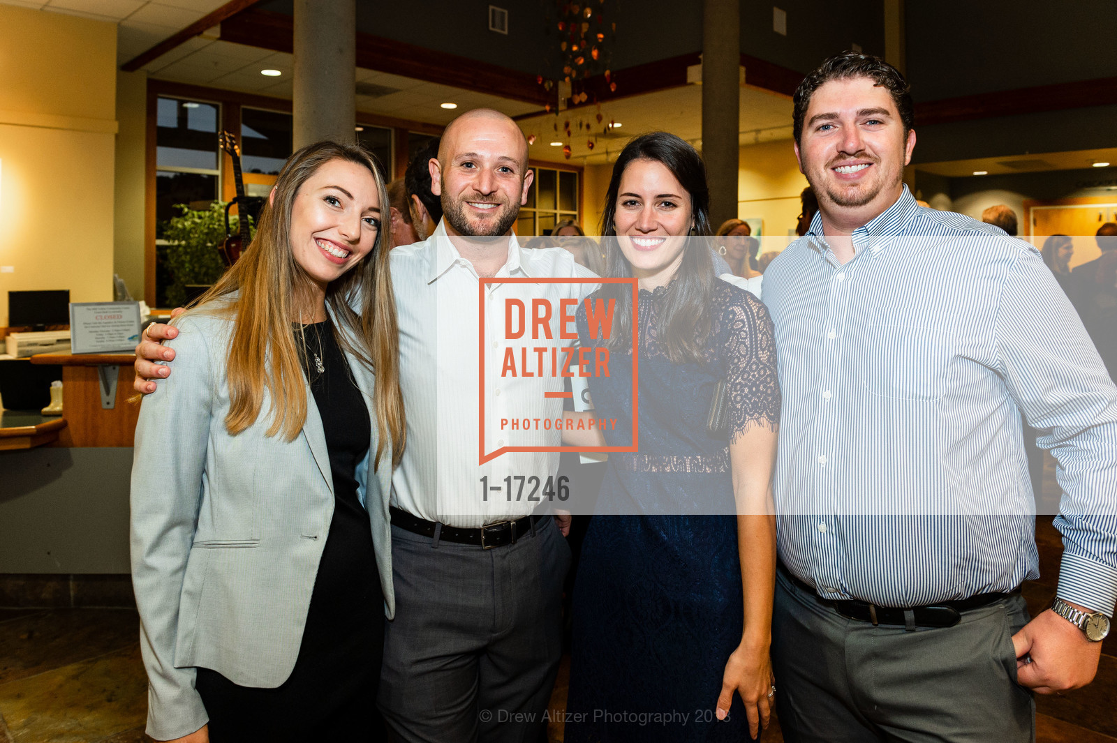 Ashlyn Felts, Michael Grippi, Amanda Krause, Christopher Burright, Marin CASA Hosts Harvest of Hope: Changing Lives Benefit, Mill Valley Community Center. 180 Camino Alto, October 25th, 2018, Photo #1-17246 Ashlyn Felts, Michael Grippi, Amanda Krause, Christopher Burright, Photo #1-17246