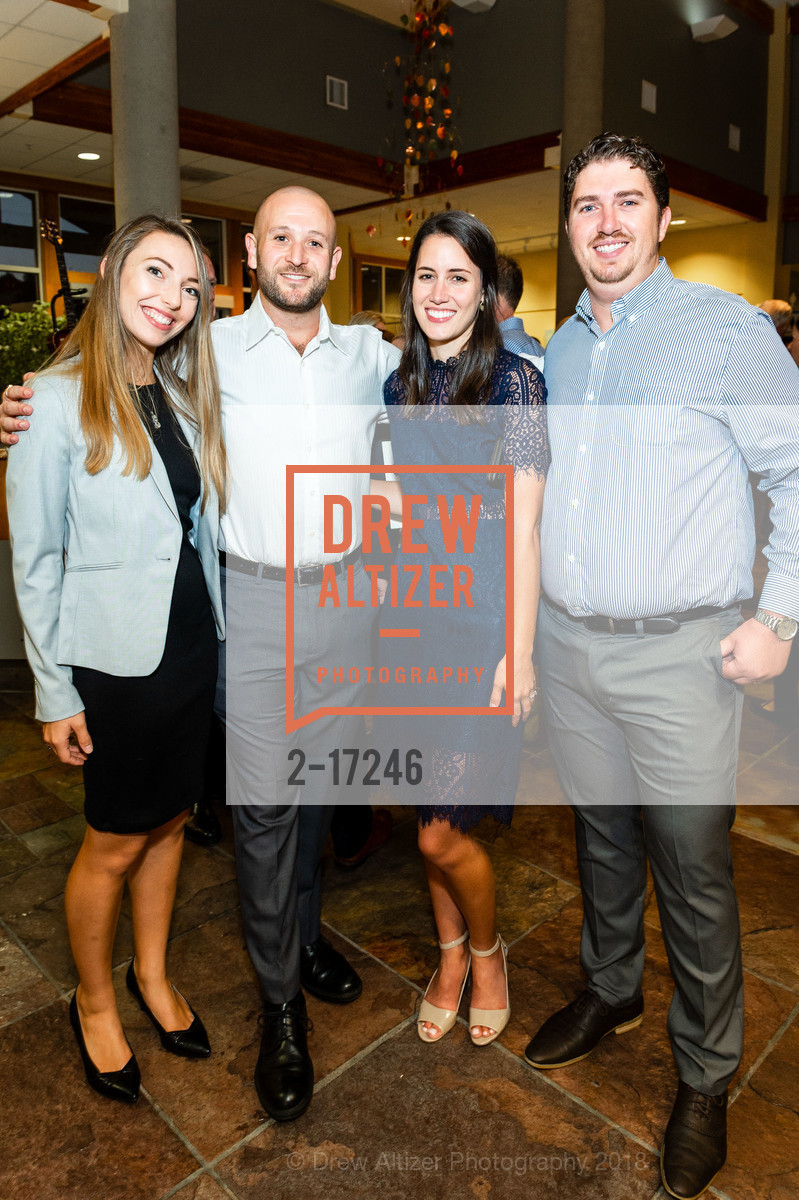 Ashlyn Felts, Michael Grippi, Amanda Krause, Christopher Burright, Marin CASA Hosts Harvest of Hope: Changing Lives Benefit, Mill Valley Community Center. 180 Camino Alto, October 25th, 2018, Photo #2-17246 Ashlyn Felts, Michael Grippi, Amanda Krause, Christopher Burright, Photo #2-17246