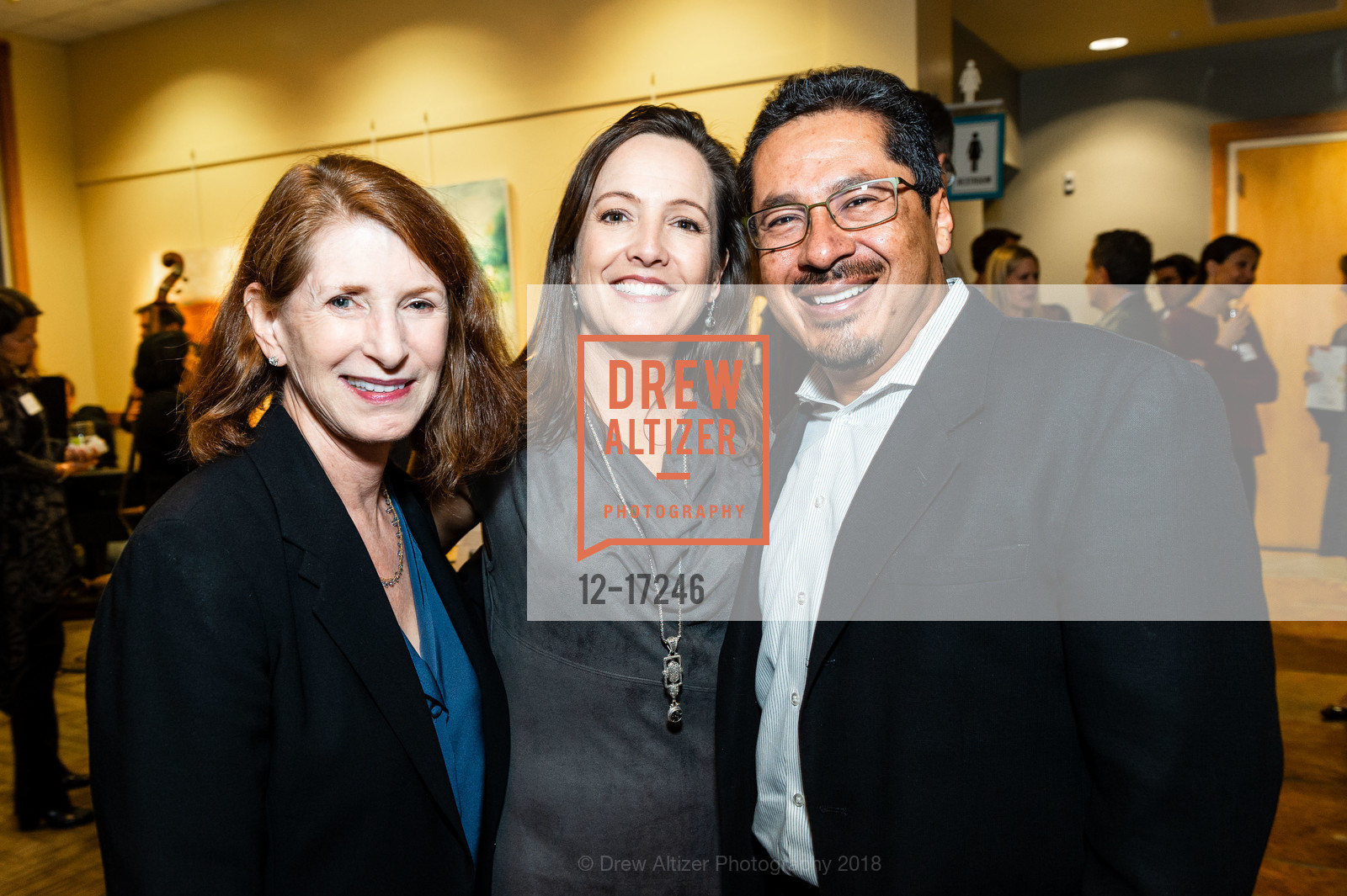 Alix Derby Salkin, Laura Macias, Saul Macias, Marin CASA Hosts Harvest of Hope: Changing Lives Benefit, Mill Valley Community Center. 180 Camino Alto, October 25th, 2018, Photo #12-17246 Alix Derby Salkin, Laura Macias, Saul Macias, Photo #12-17246