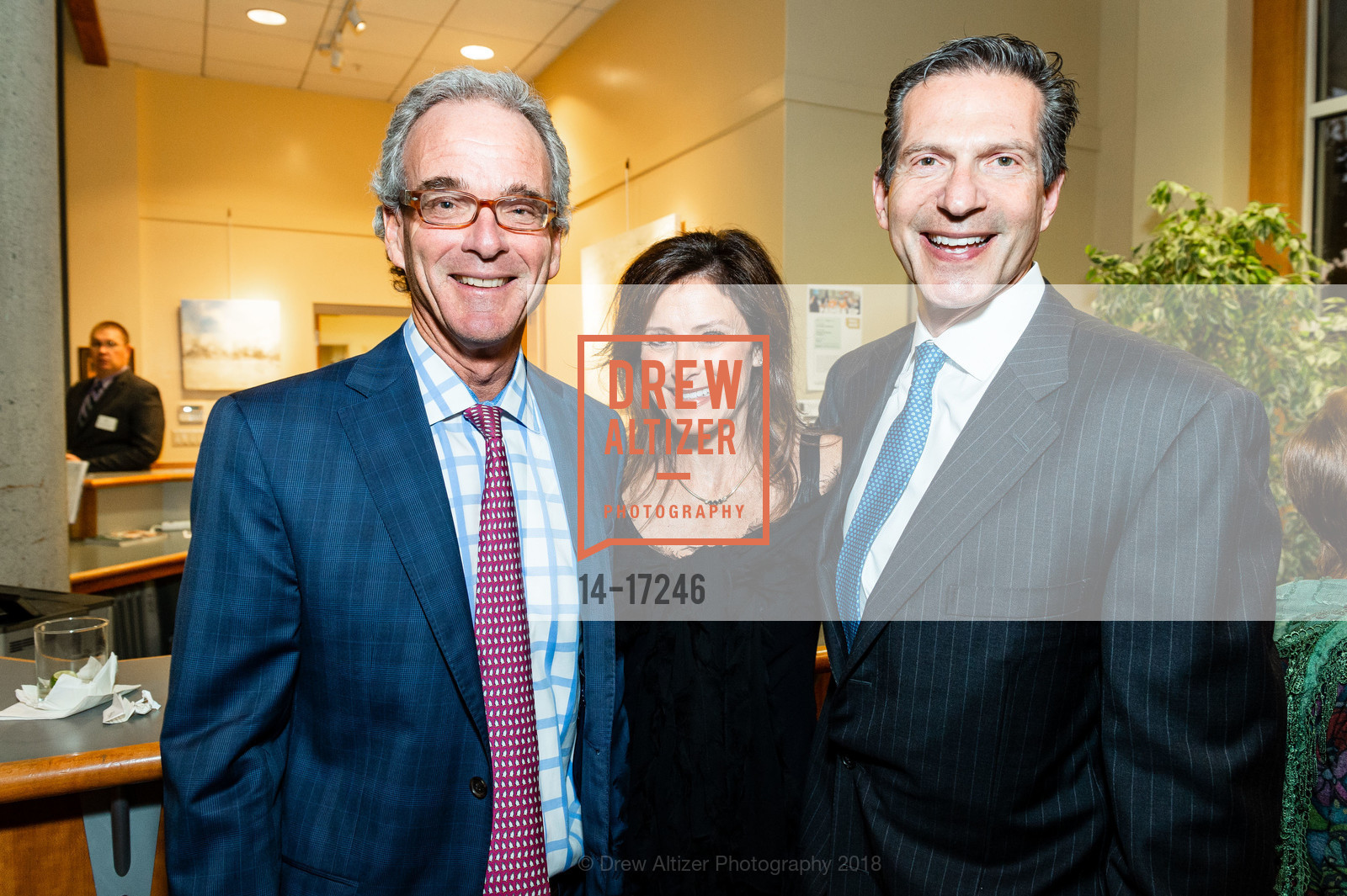 Claude Perasso, Ellen Selzer, David Selzer, Marin CASA Hosts Harvest of Hope: Changing Lives Benefit, Mill Valley Community Center. 180 Camino Alto, October 25th, 2018, Photo #14-17246 Claude Perasso, Ellen Selzer, David Selzer, Photo #14-17246