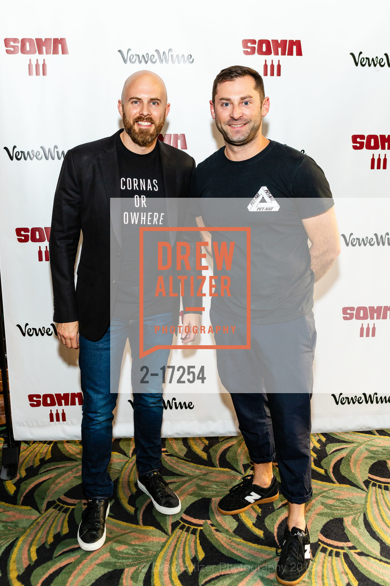 Dustin Wilson, David Bruno, SOMM 3 Film San Francisco Premiere, Clay Theatre. 2261 Fillmore Street, October 25th, 2018, Photo #2-17254 Dustin Wilson, David Bruno, Photo #2-17254